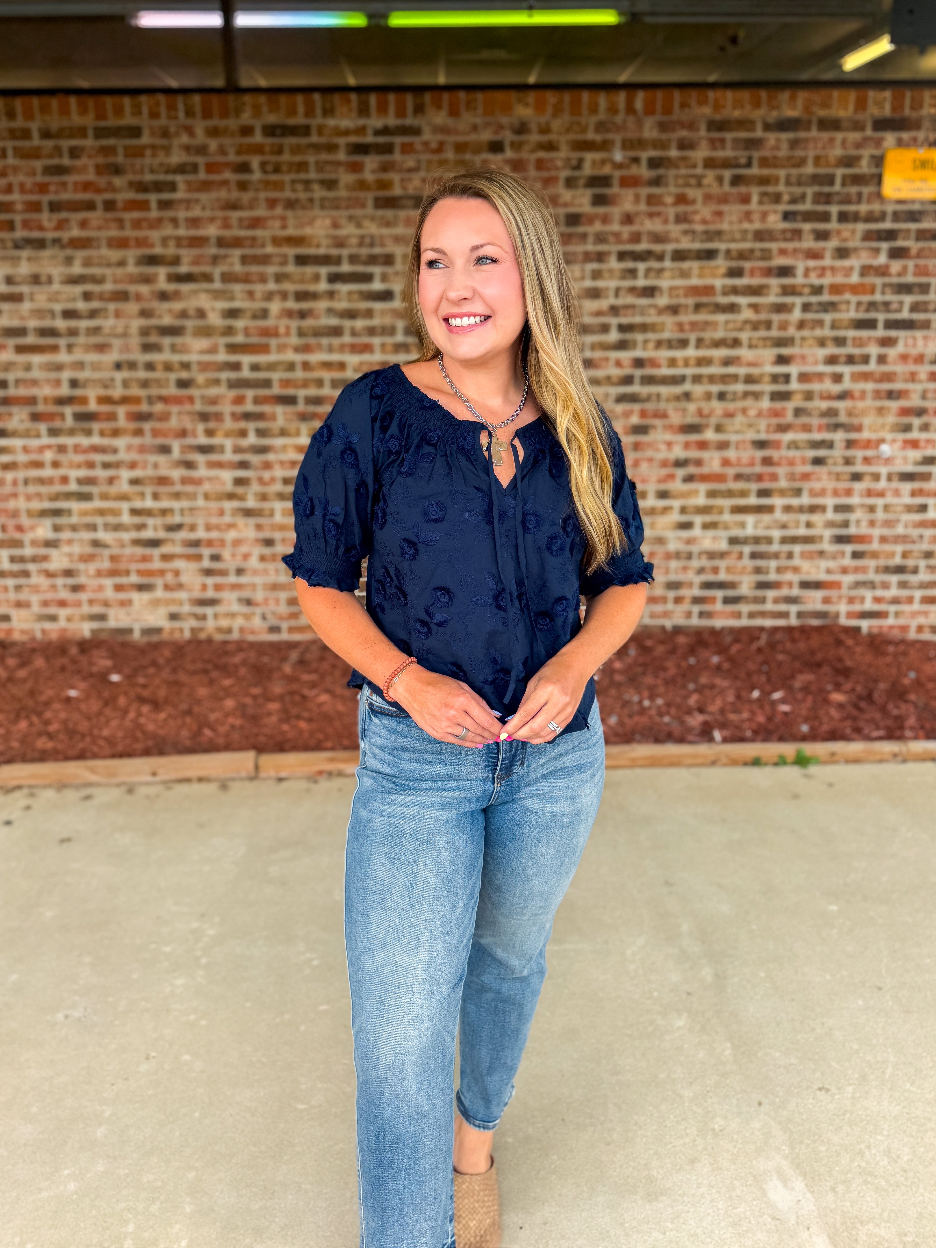 Midnight Meadow Blouse