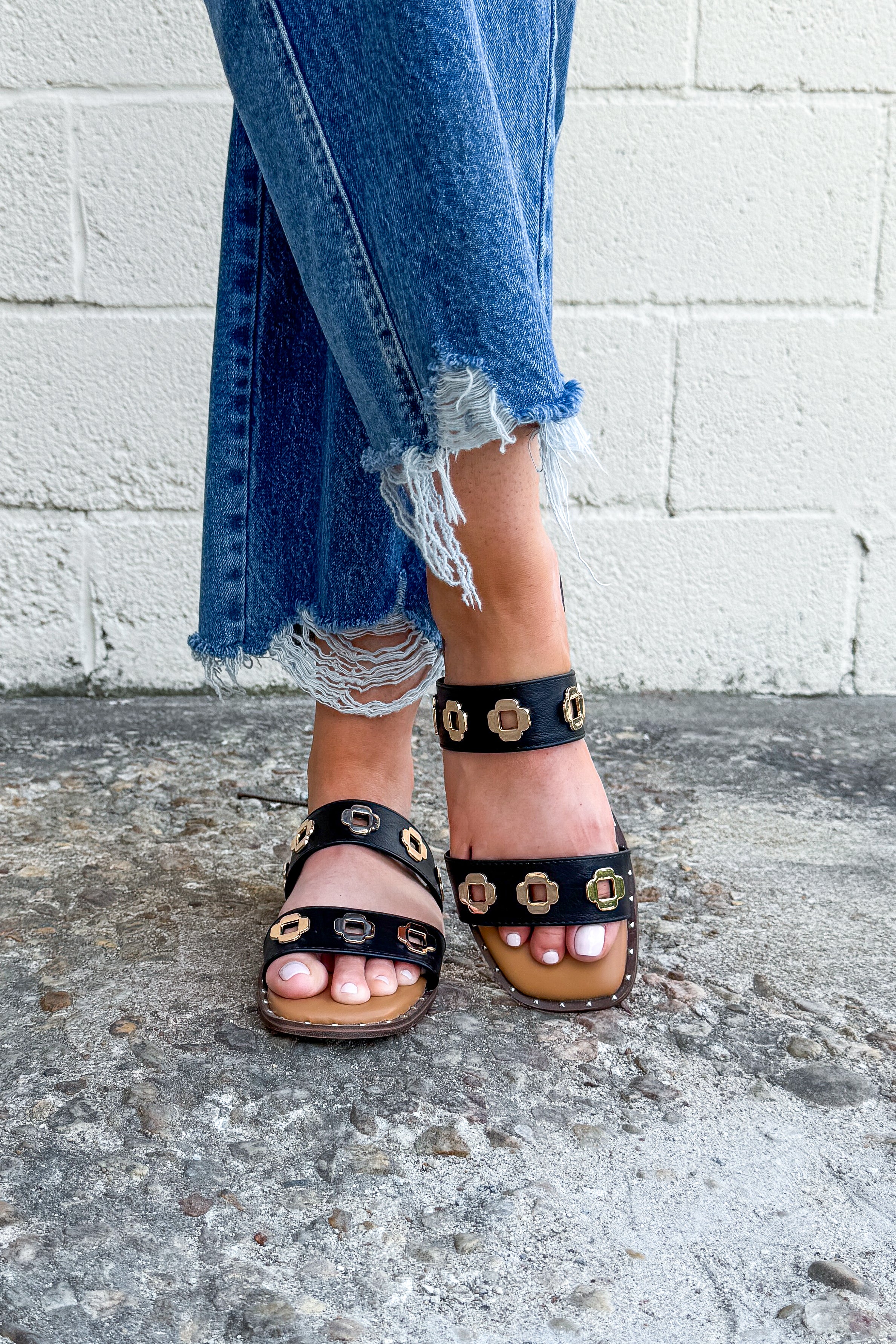 Corkys Low Tide Sandals, Black