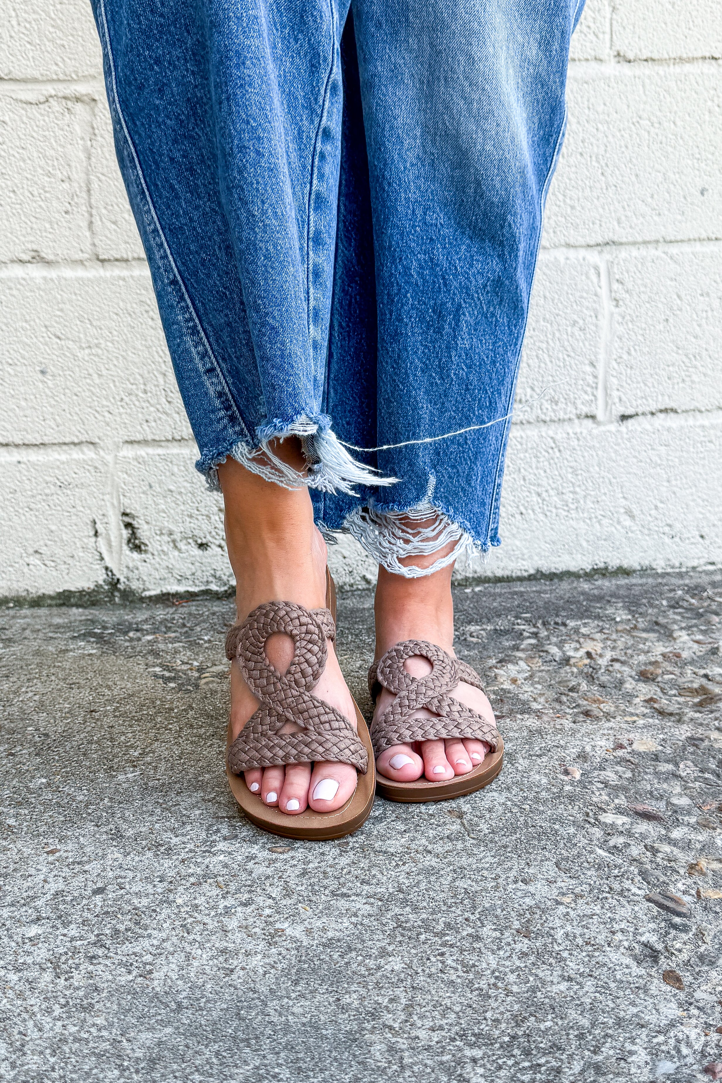 SCHOLL ● Cork Cross Sandals - Corral Corky's Sandals Collection From Emma Lou's Boutique