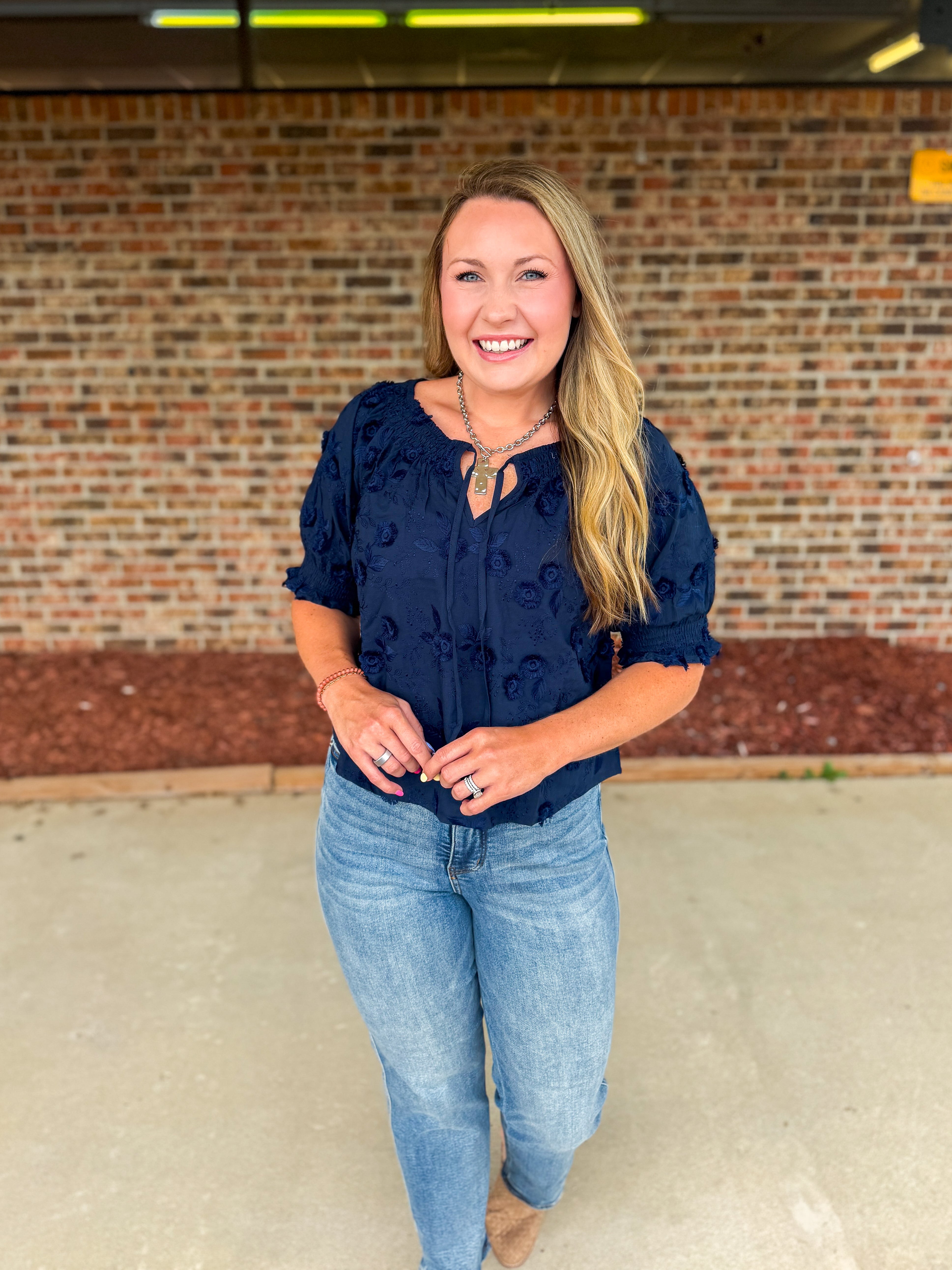 Midnight Meadow Blouse