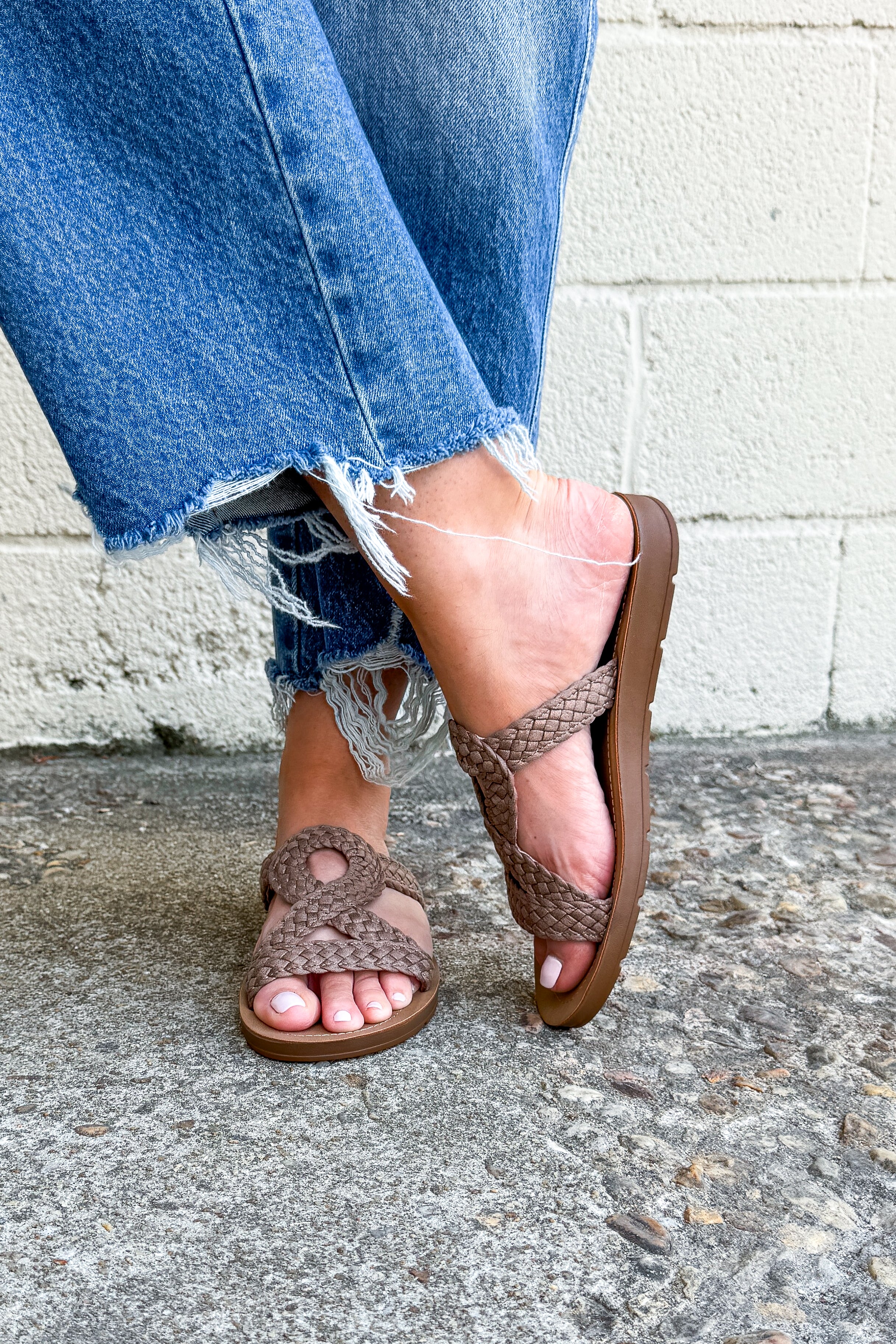 Corkys All Tangled Up Sandals, Bronze