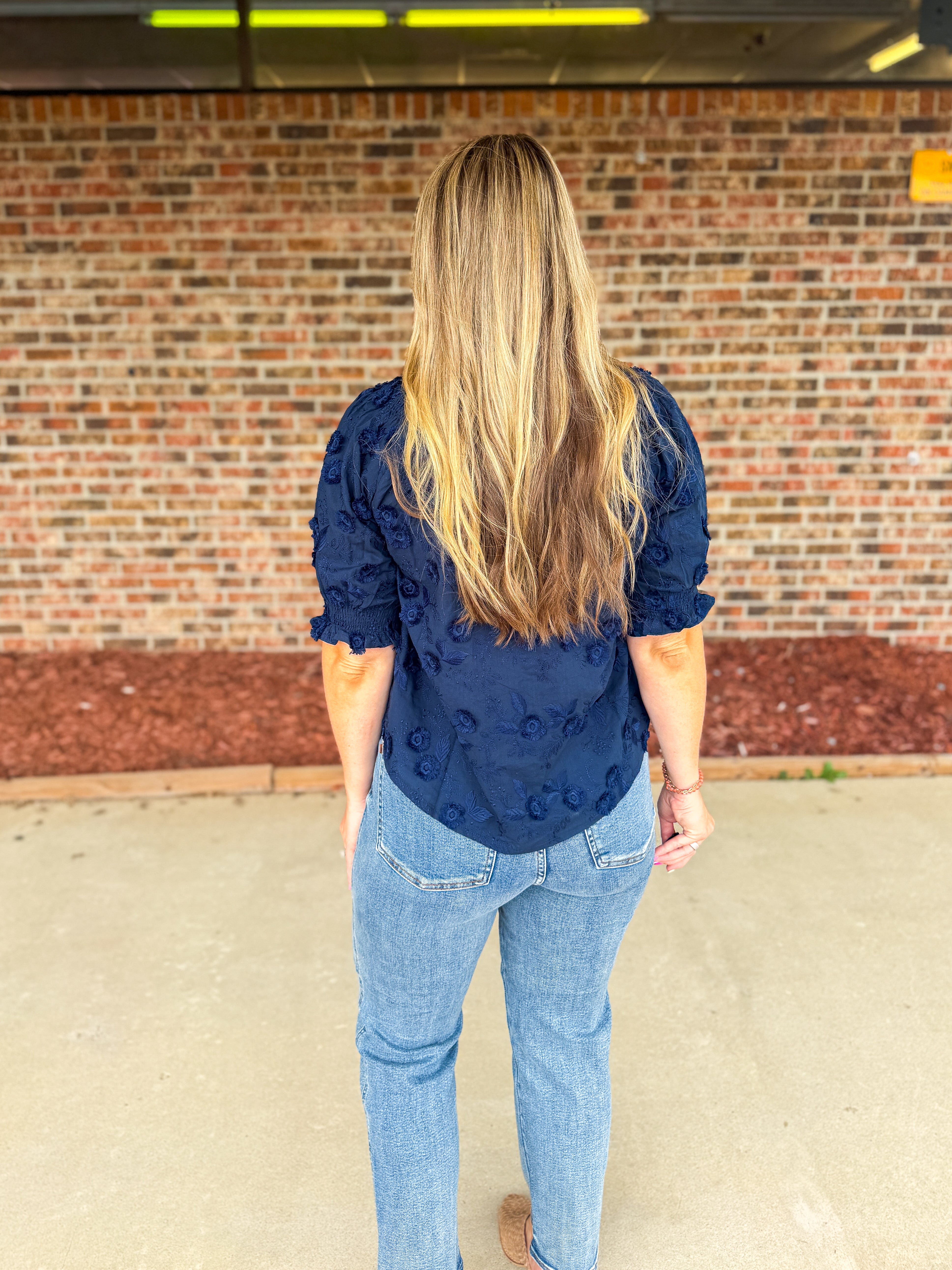 Midnight Meadow Blouse