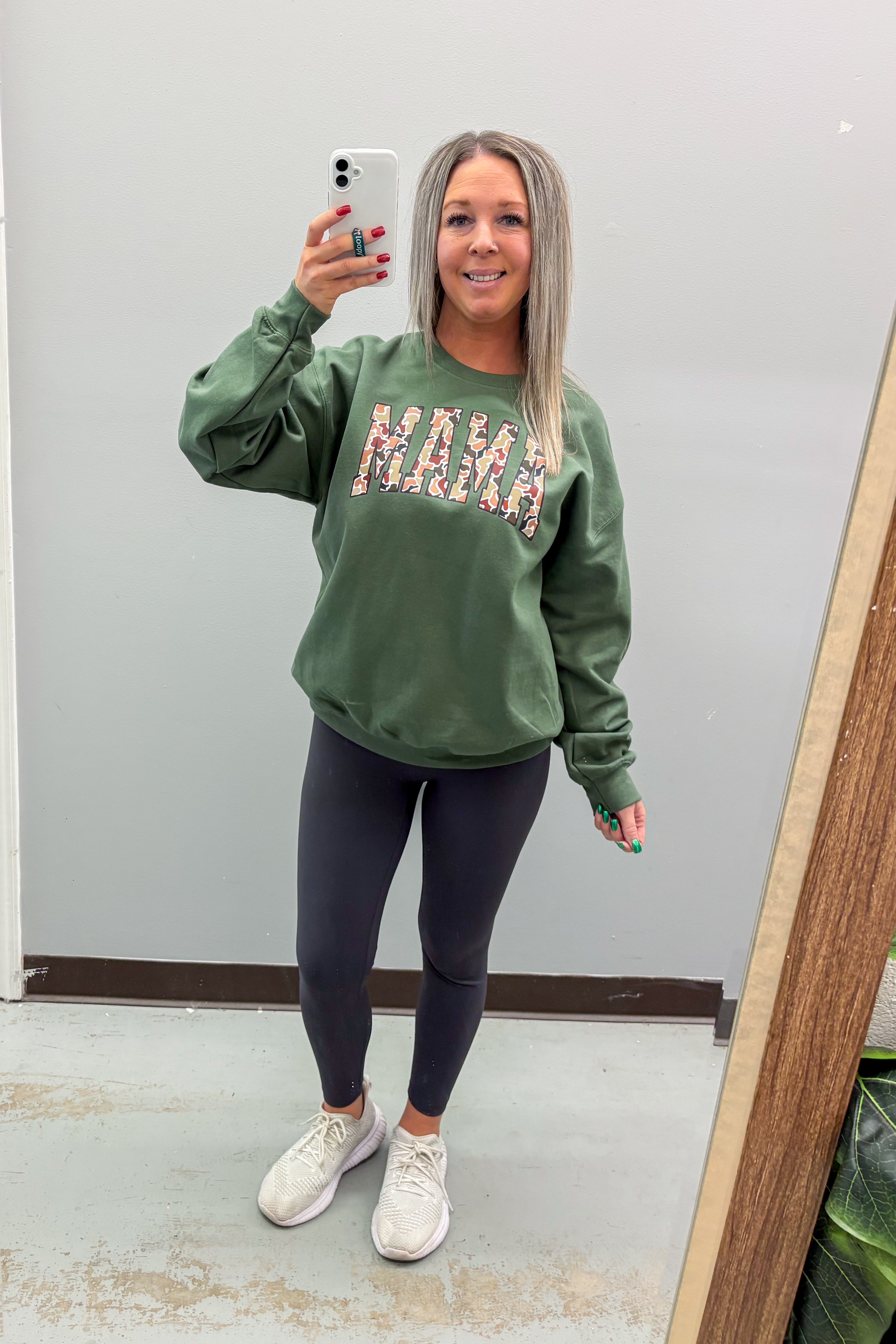 Camo Mama Sweatshirt, Green