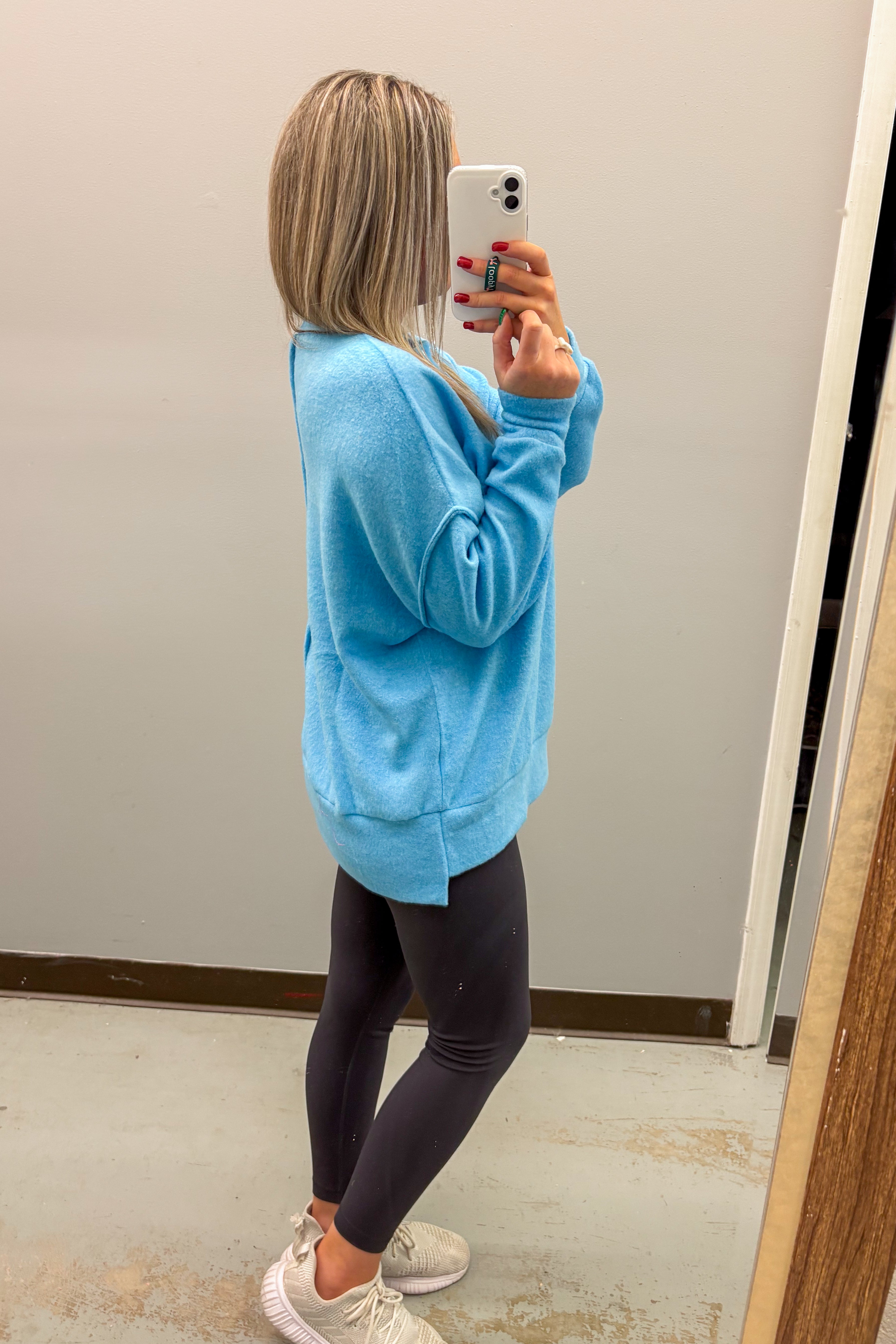 The Cassie Sweater Pullover, Deep Sky