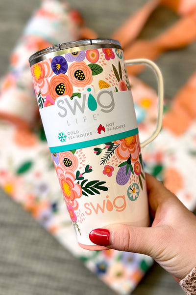 Swig 22oz Travel Mug, Full Bloom