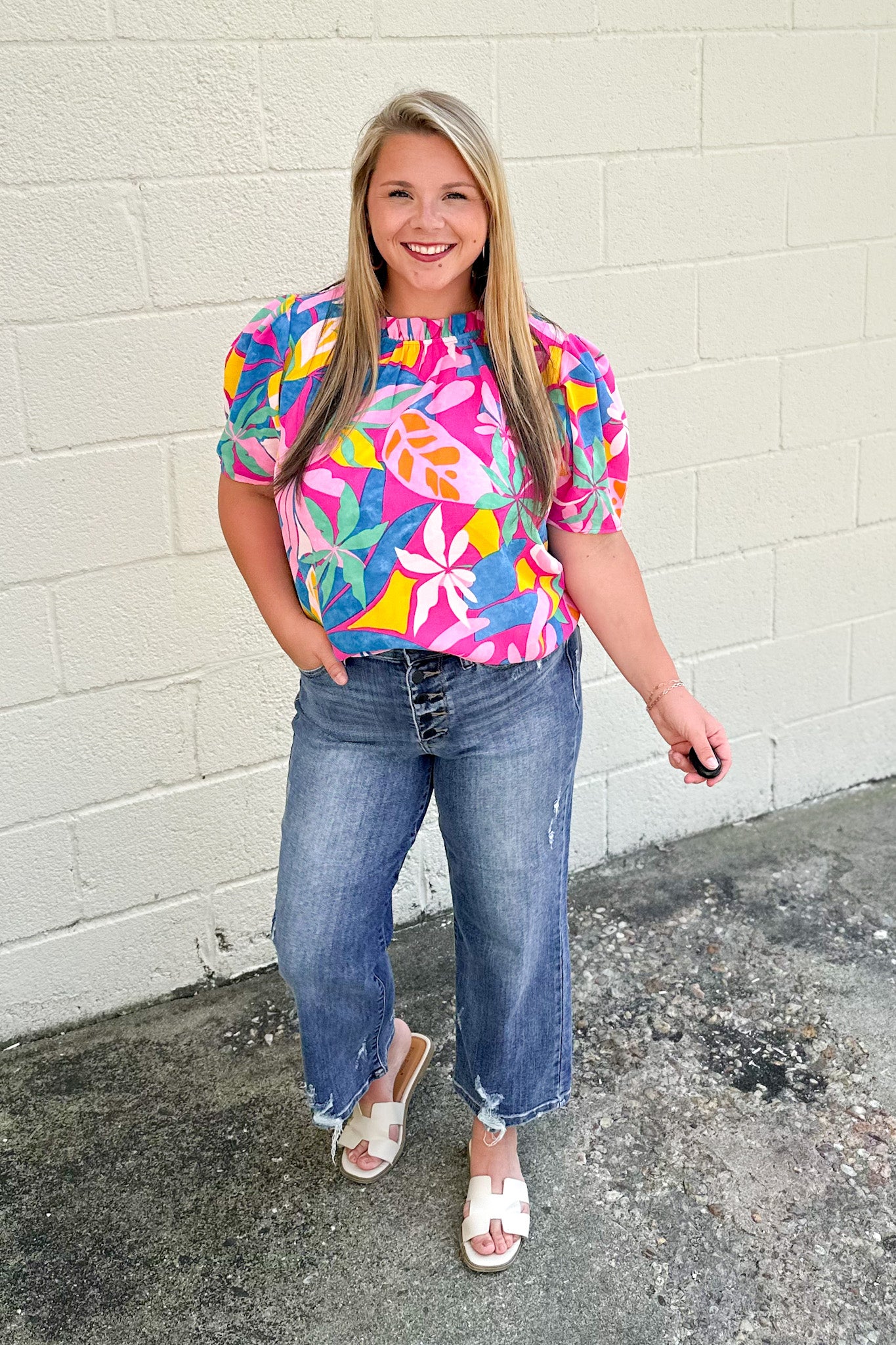 Stepping Out Floral Top