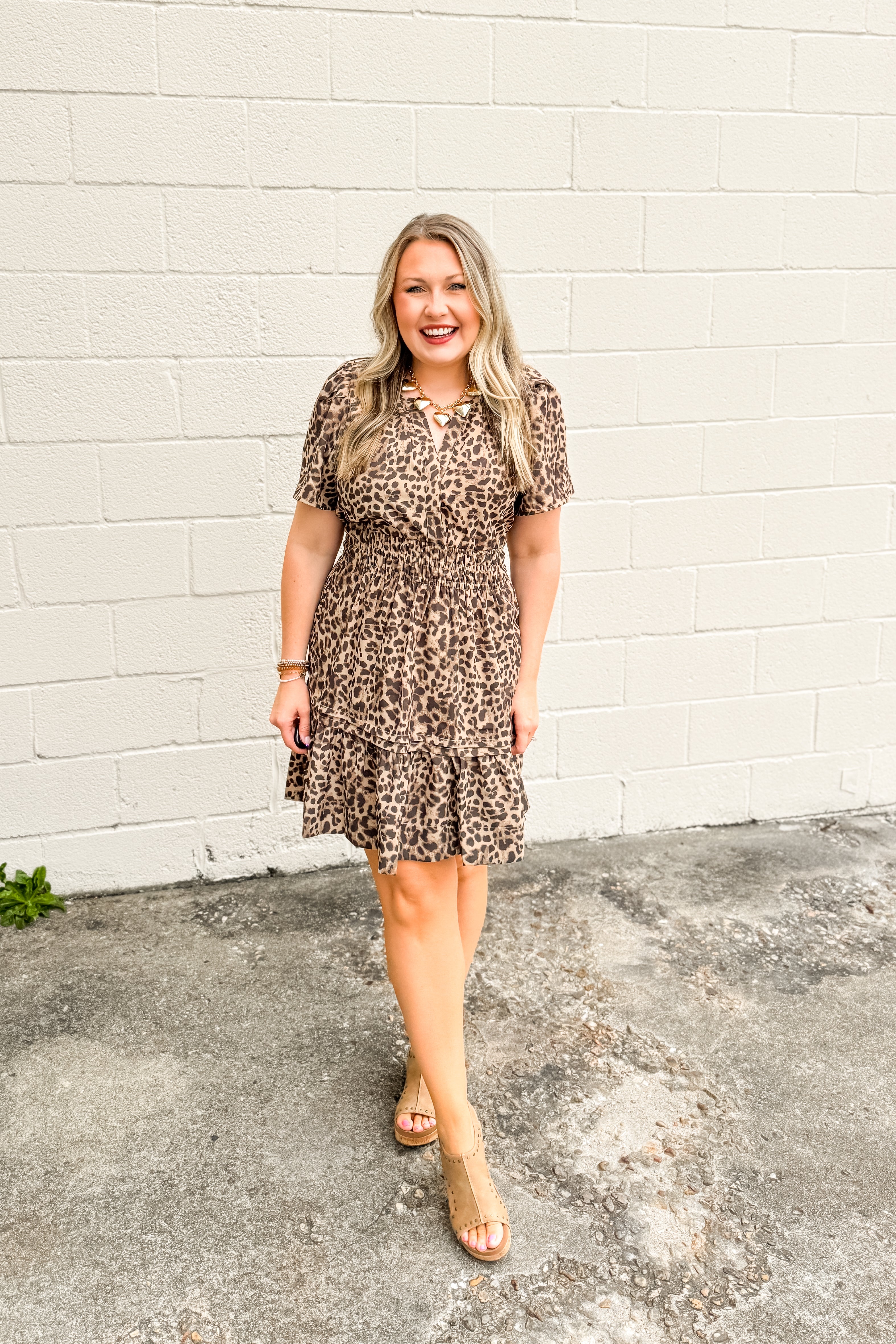 Prowl & Play Leopard Dress