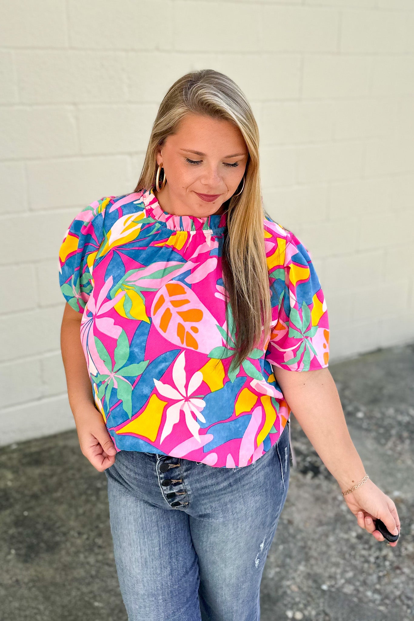 Stepping Out Floral Top