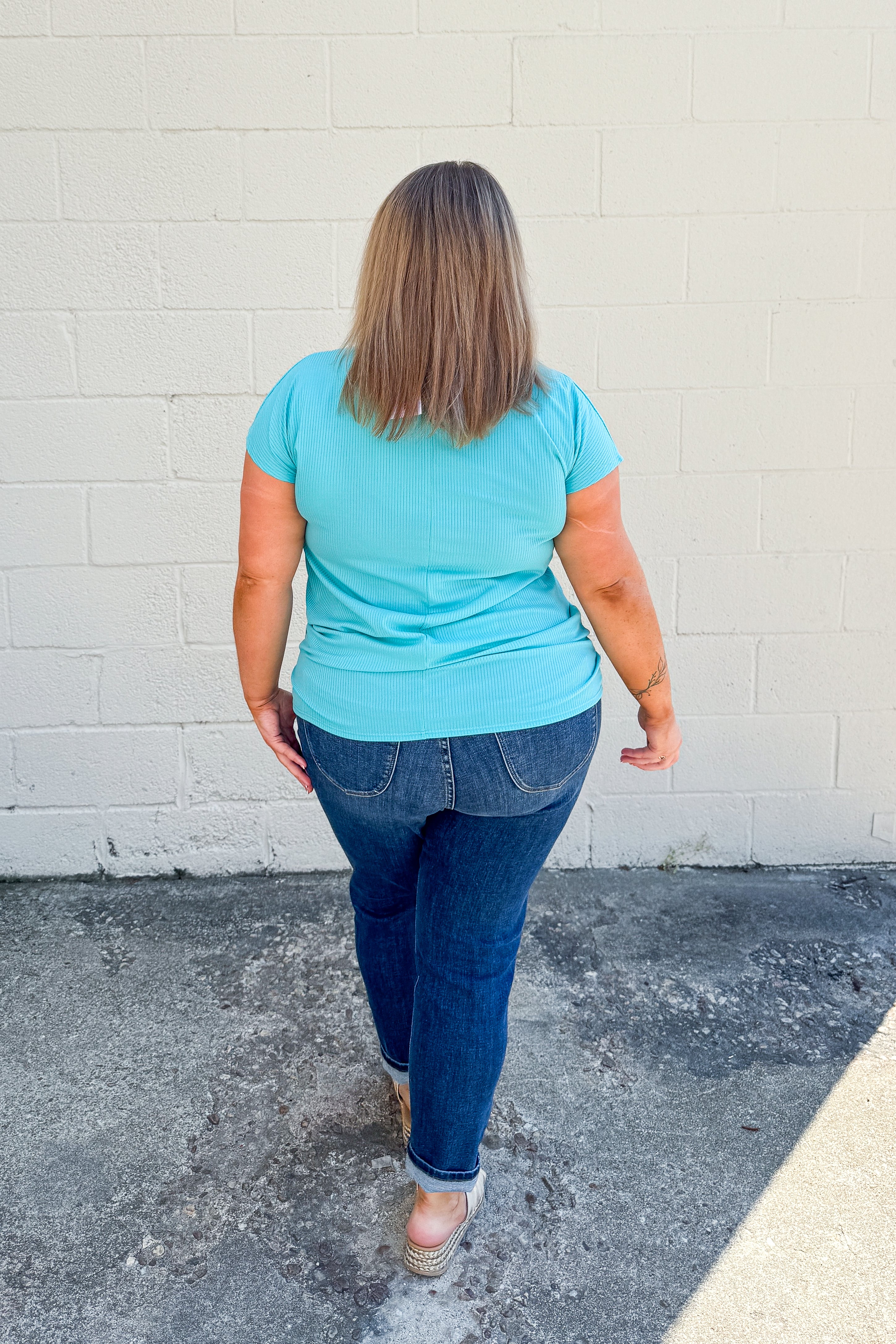 Simply Perfect Henley Button Top, Mint