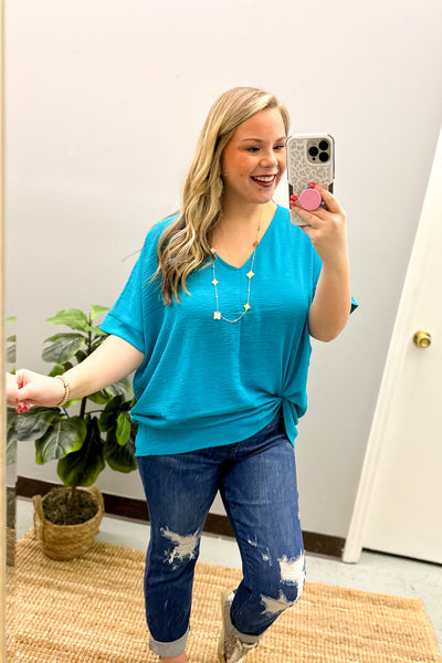 All You Need Airflow Top, Teal