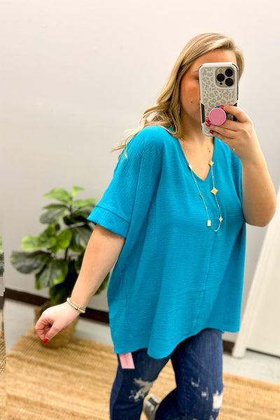 All You Need Airflow Top, Teal
