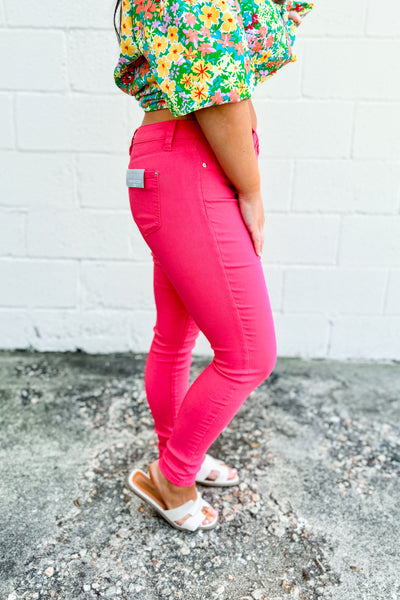 YMI Hyperstretch Skinny Jeans, Shell Pink
