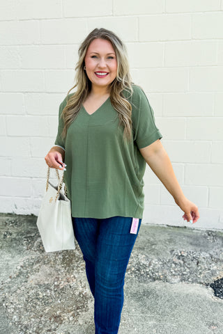 All You Need Airflow Top, Light Olive