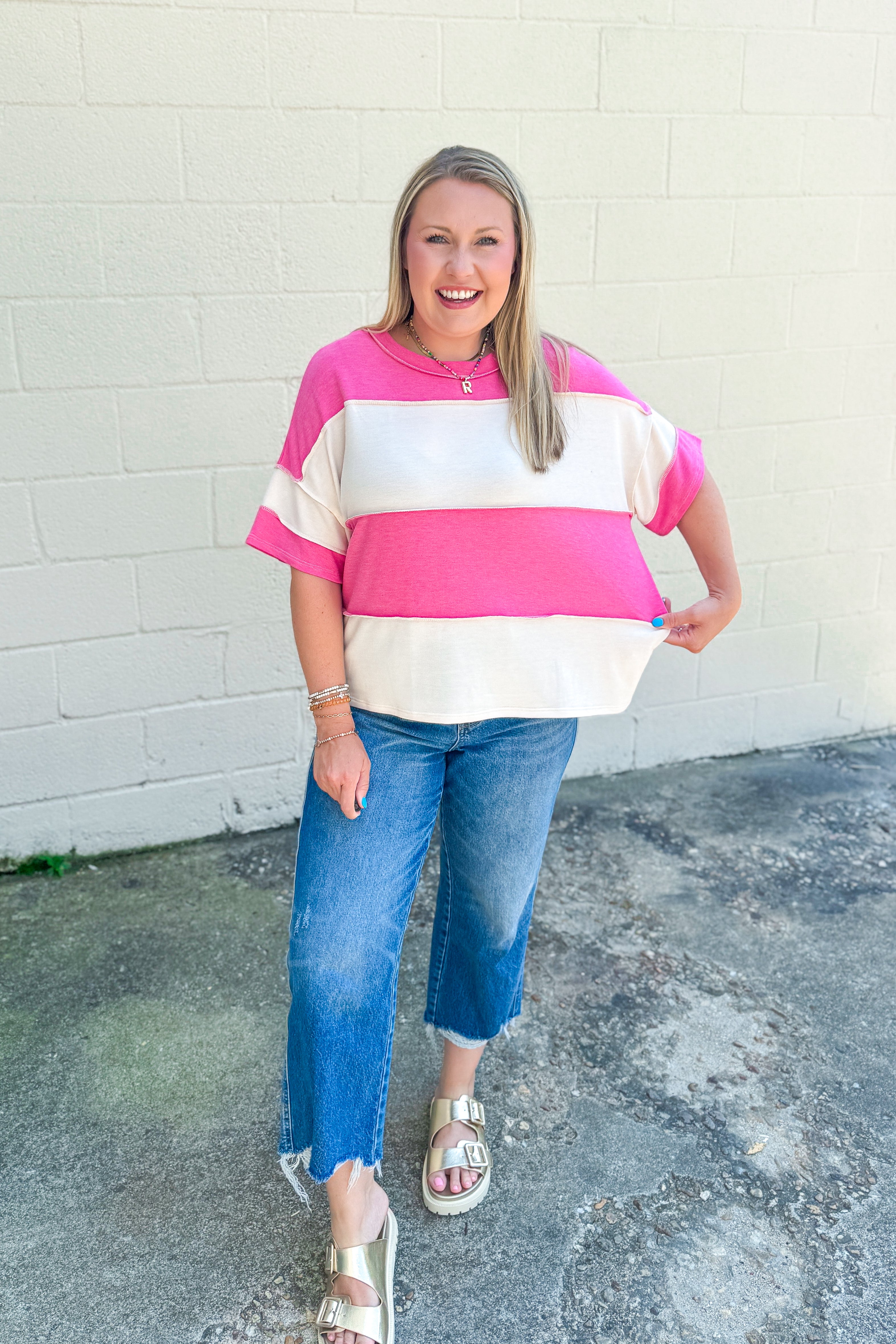 Block Party Babe Color Block Top