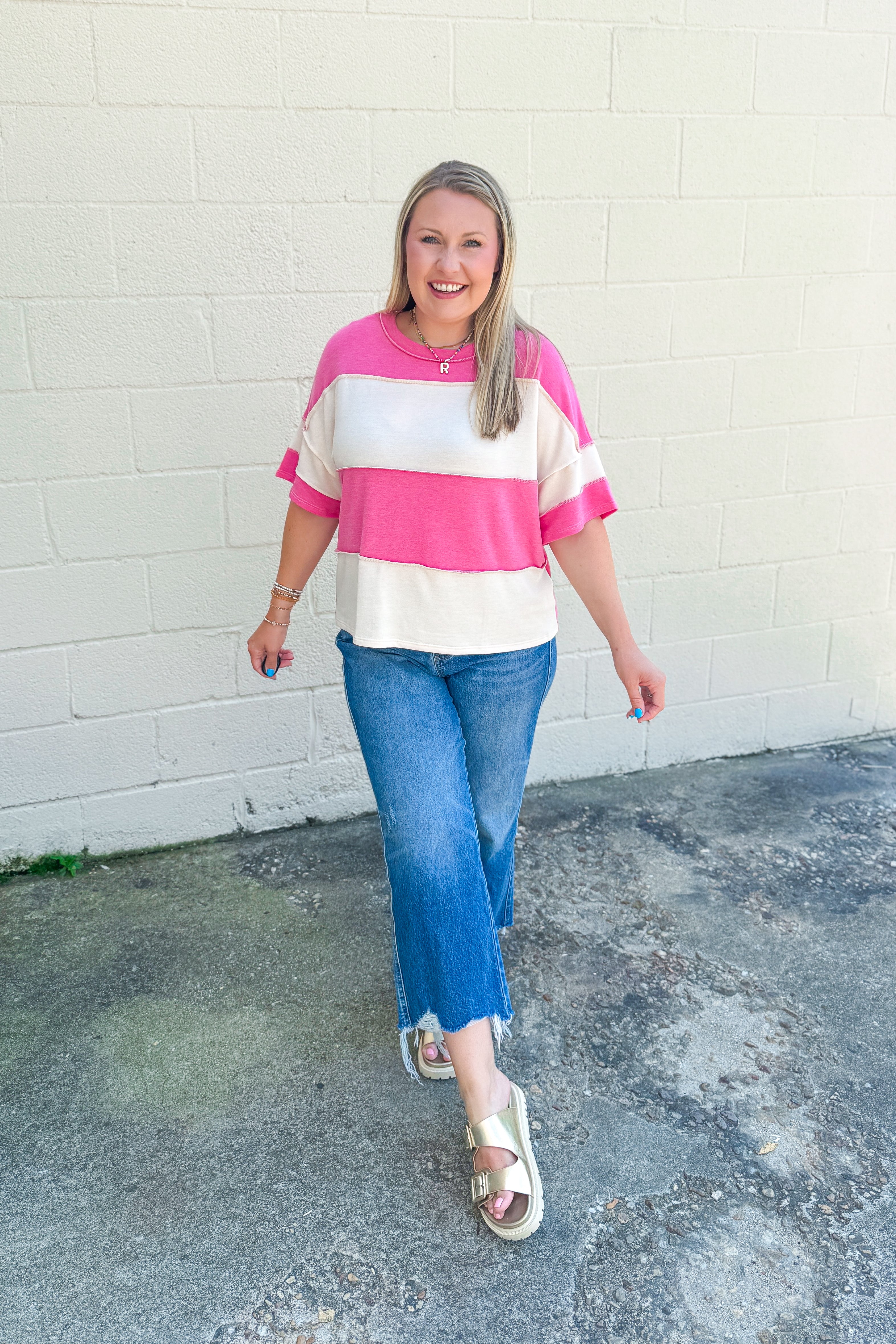 Block Party Babe Color Block Top