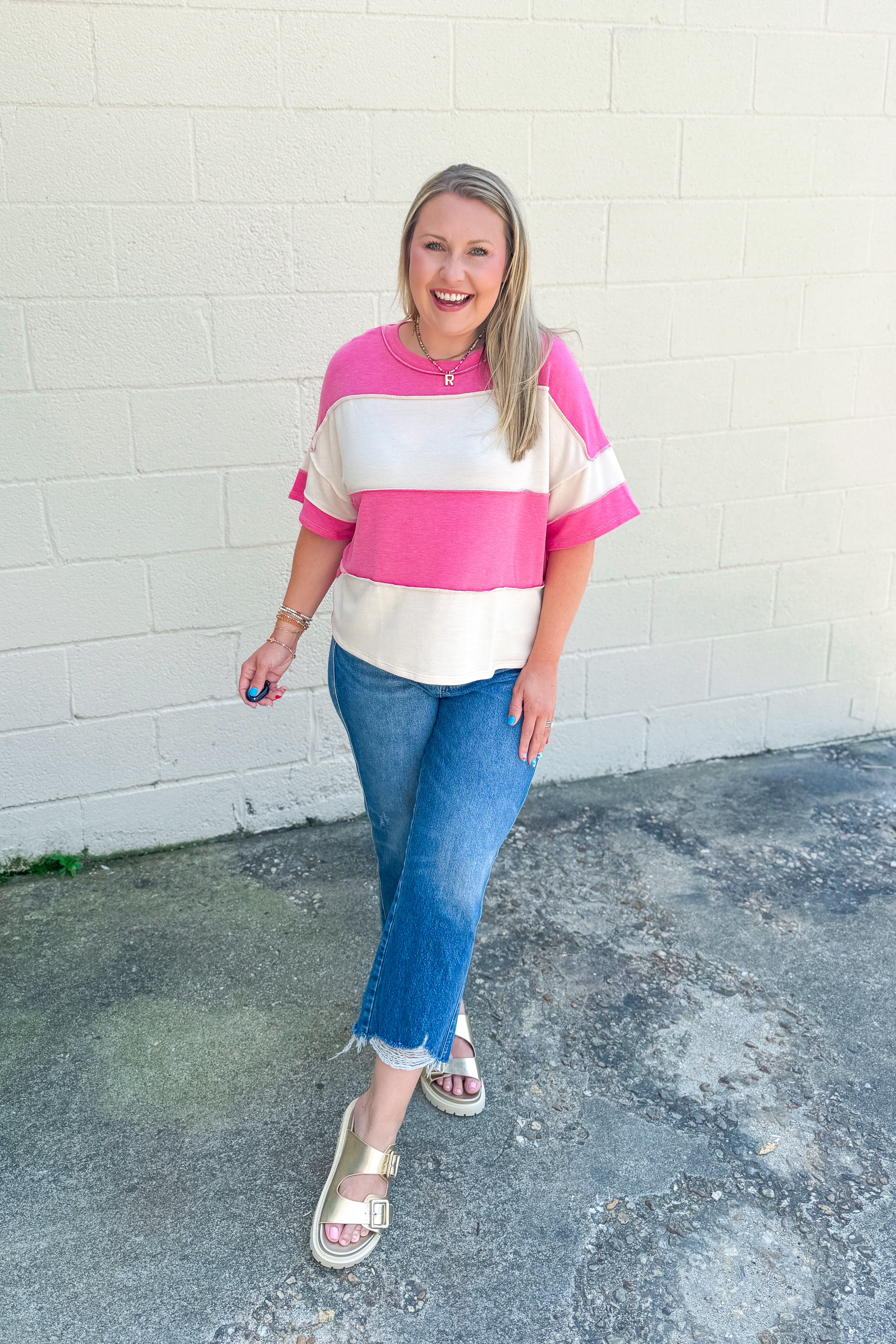 Block Party Babe Color Block Top