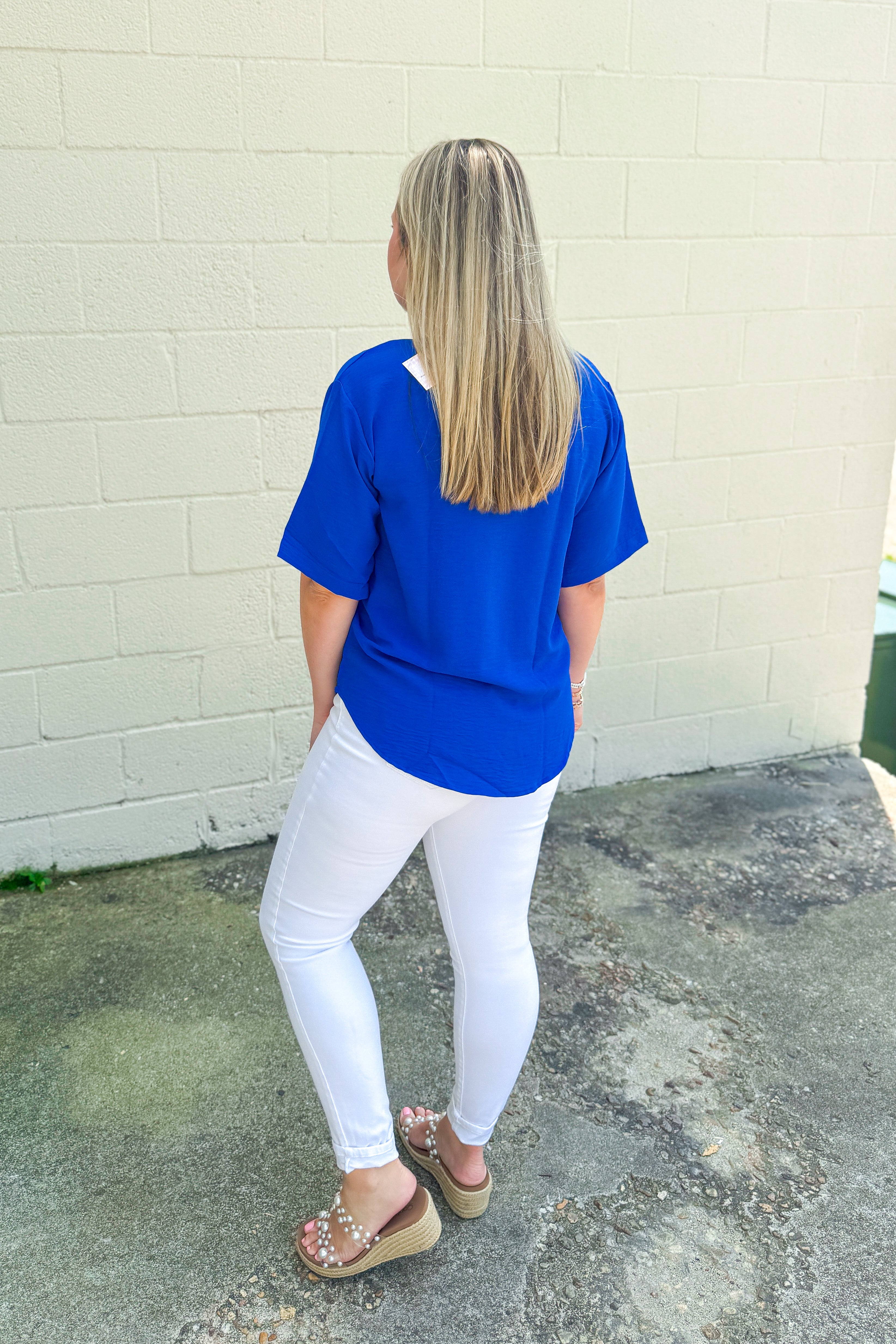 Style Staple Top, Royal Blue