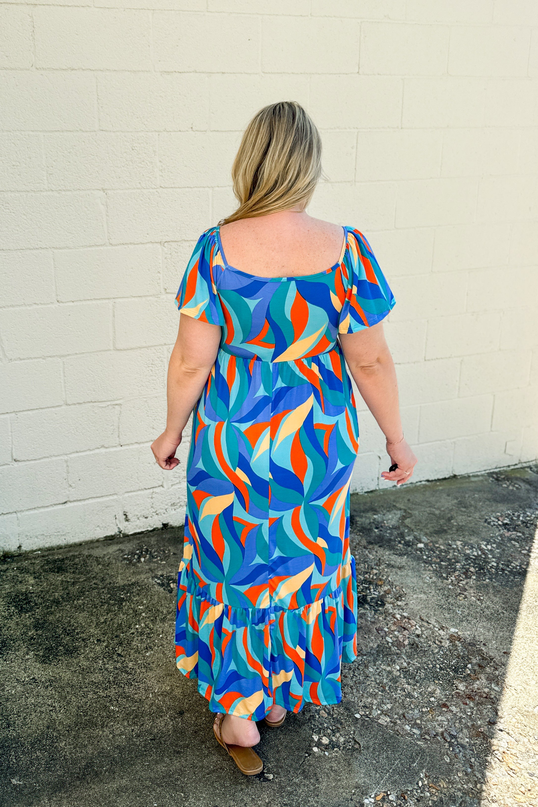 Just Feels Right Babydoll Maxi Dress