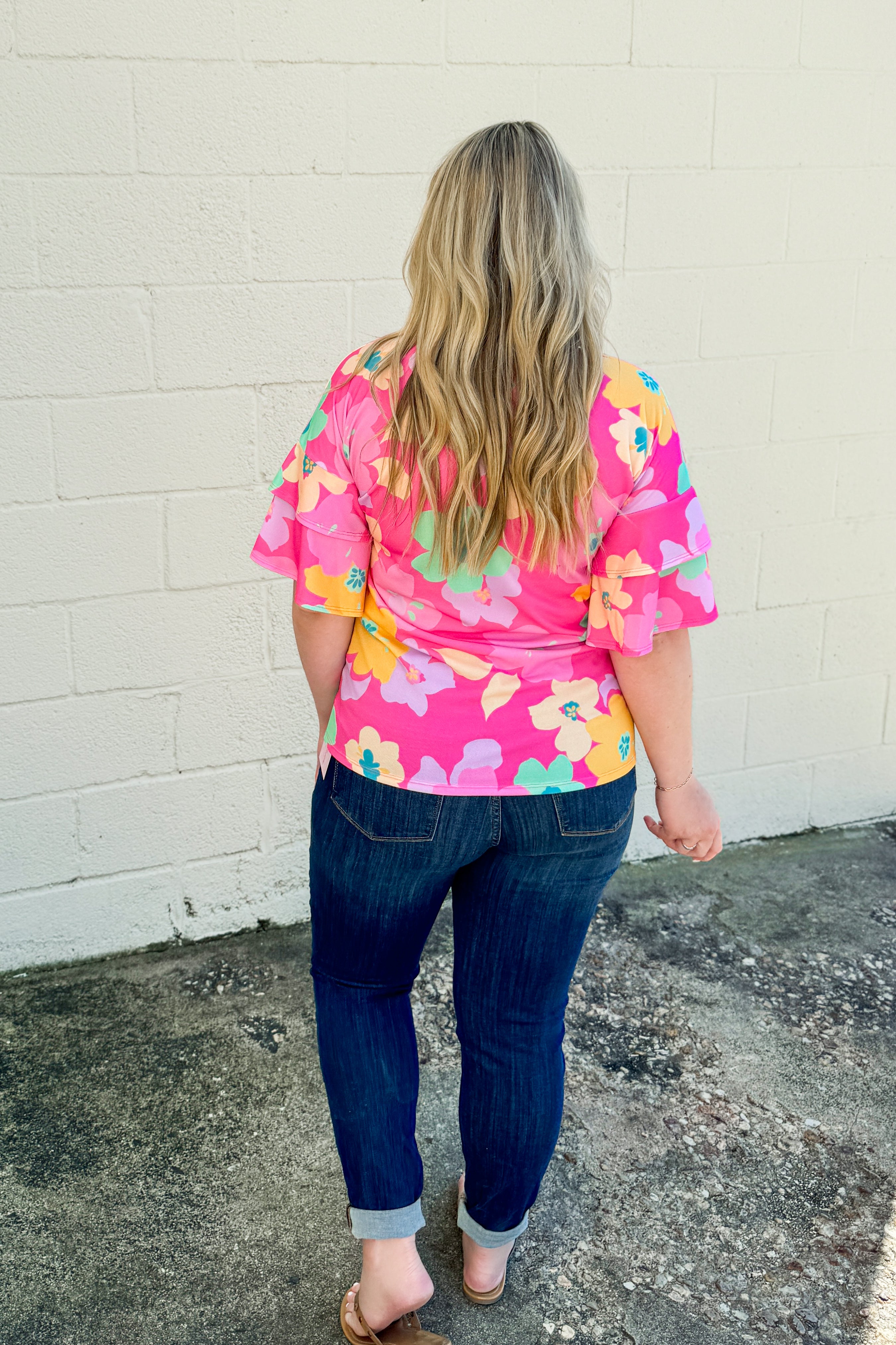 Fresh Beginnings Floral Top