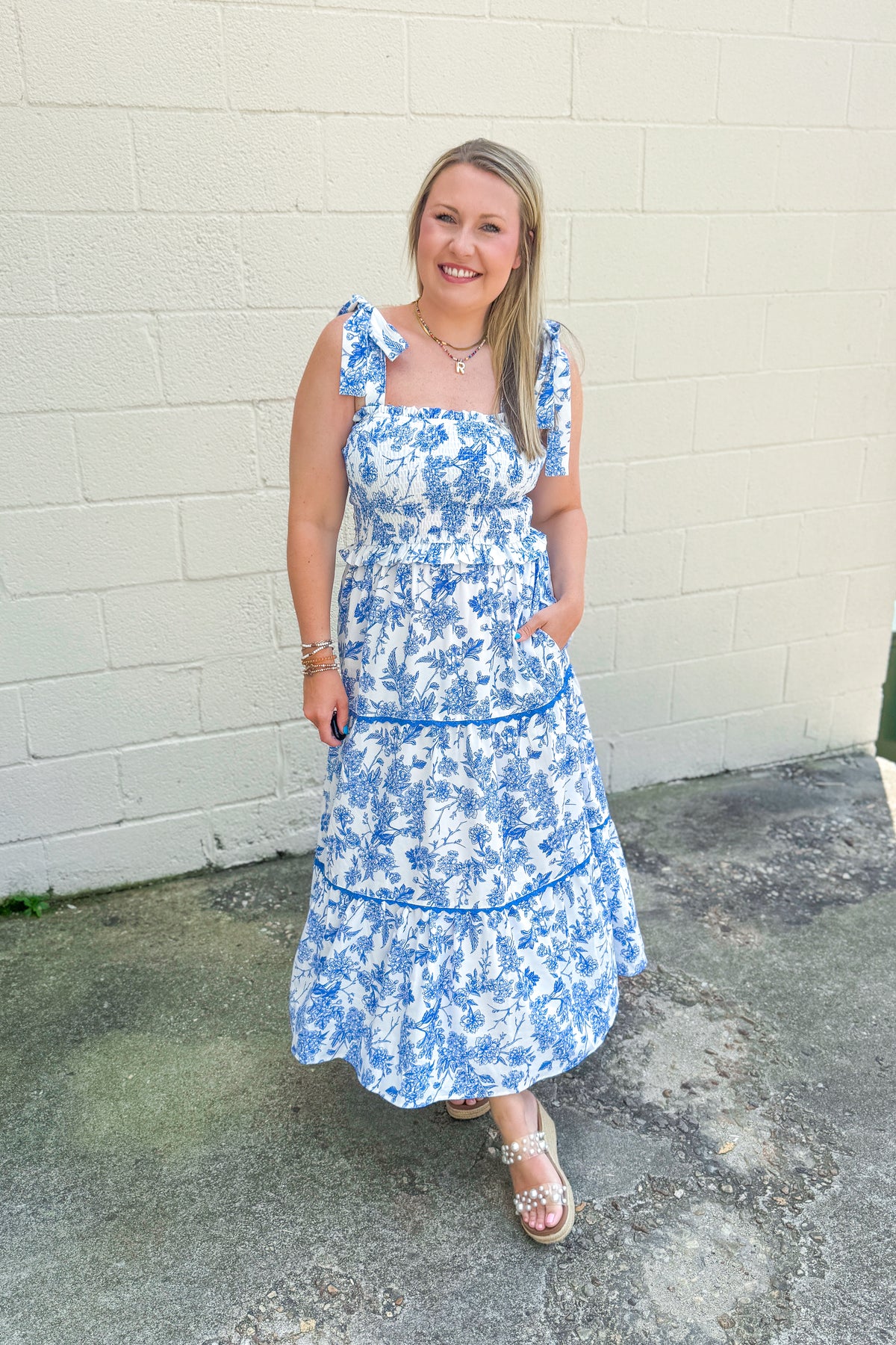 Tea & Ruffles Maxi Dress | Sew Southern Designs