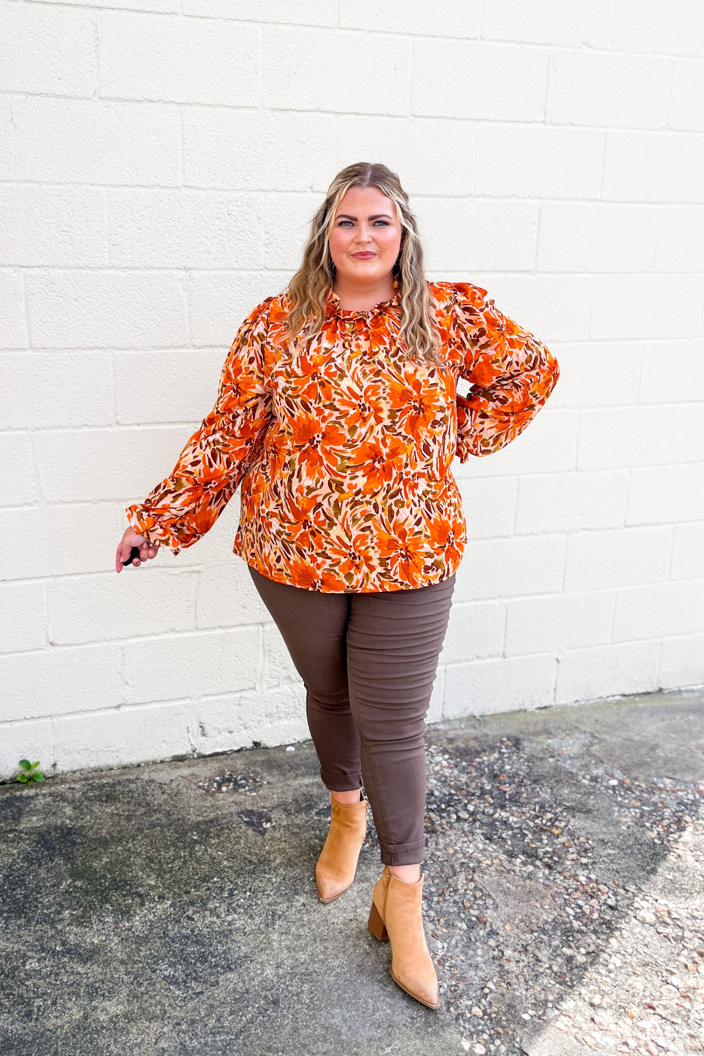 Fall Mindset Floral Top