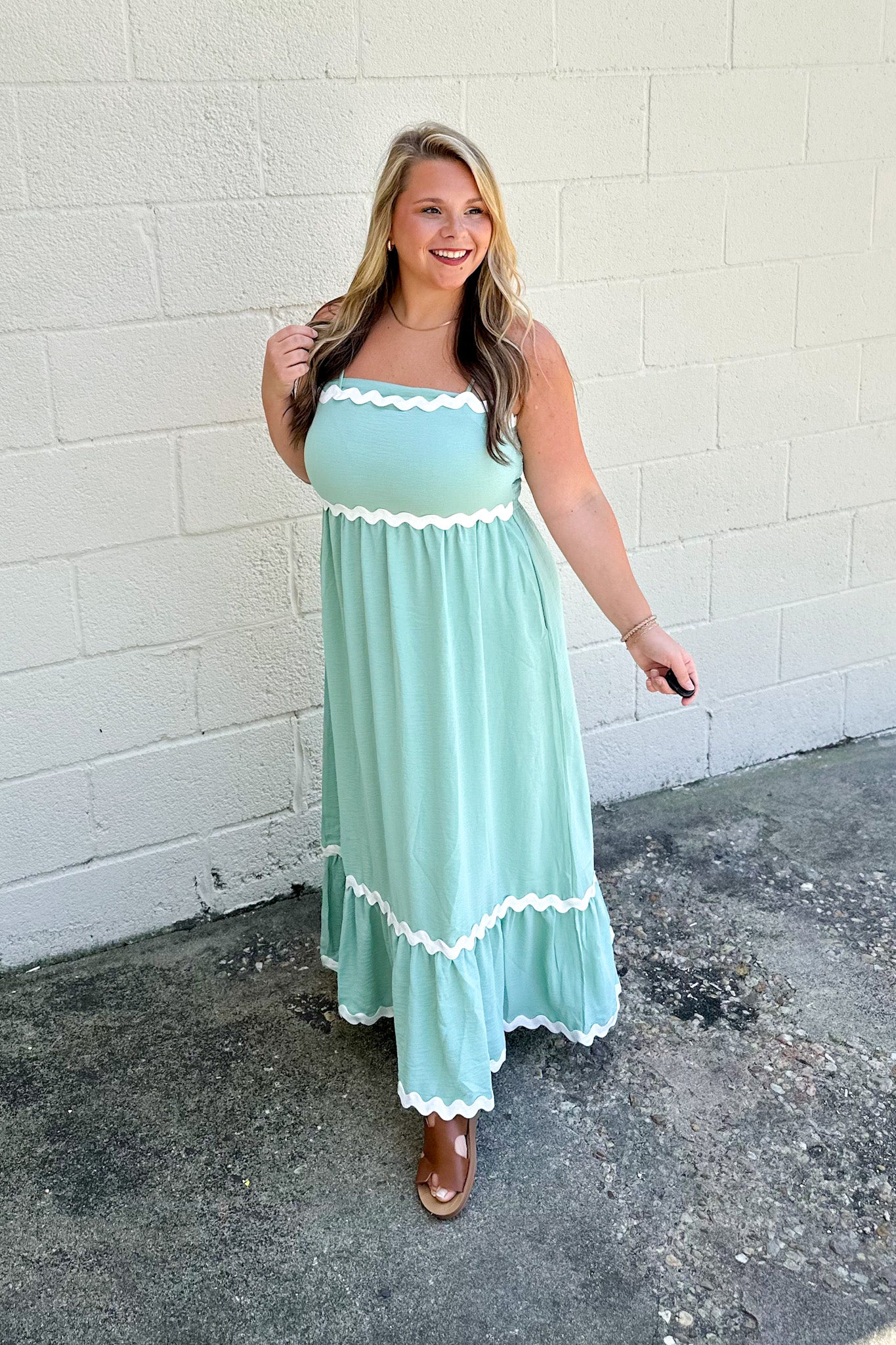 It's In The Details Maxi Dress, Sage