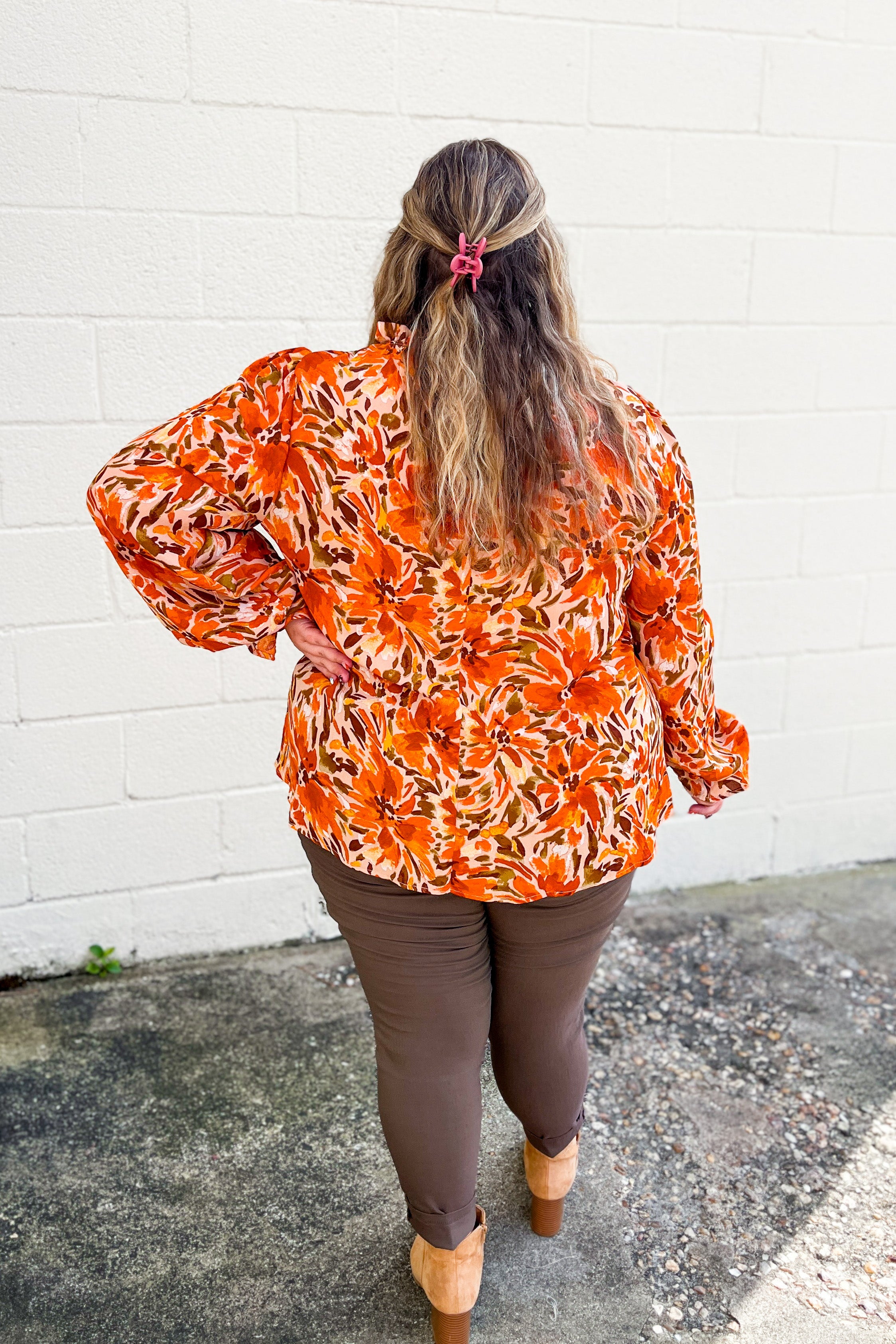 Fall Mindset Floral Top