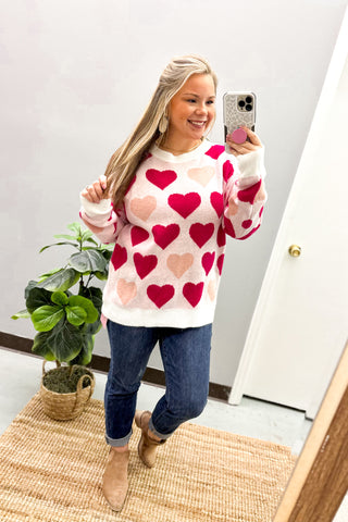 SALE | Oh My Hearts Sweater Top
