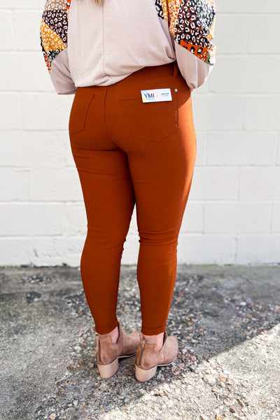 RESTOCK | YMI Hyperstretch Skinny Jeans, Copper