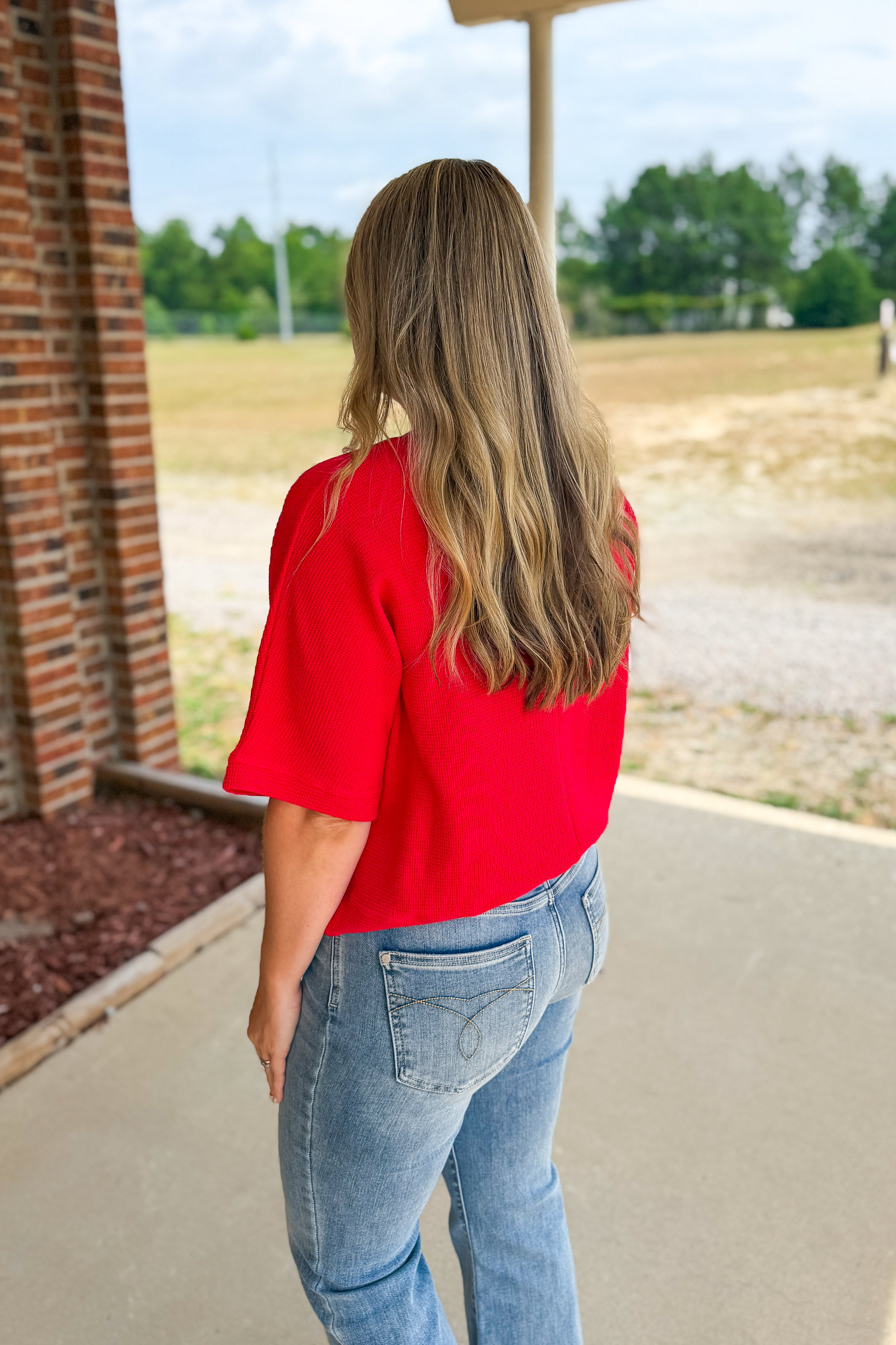 The Landry Top, Red