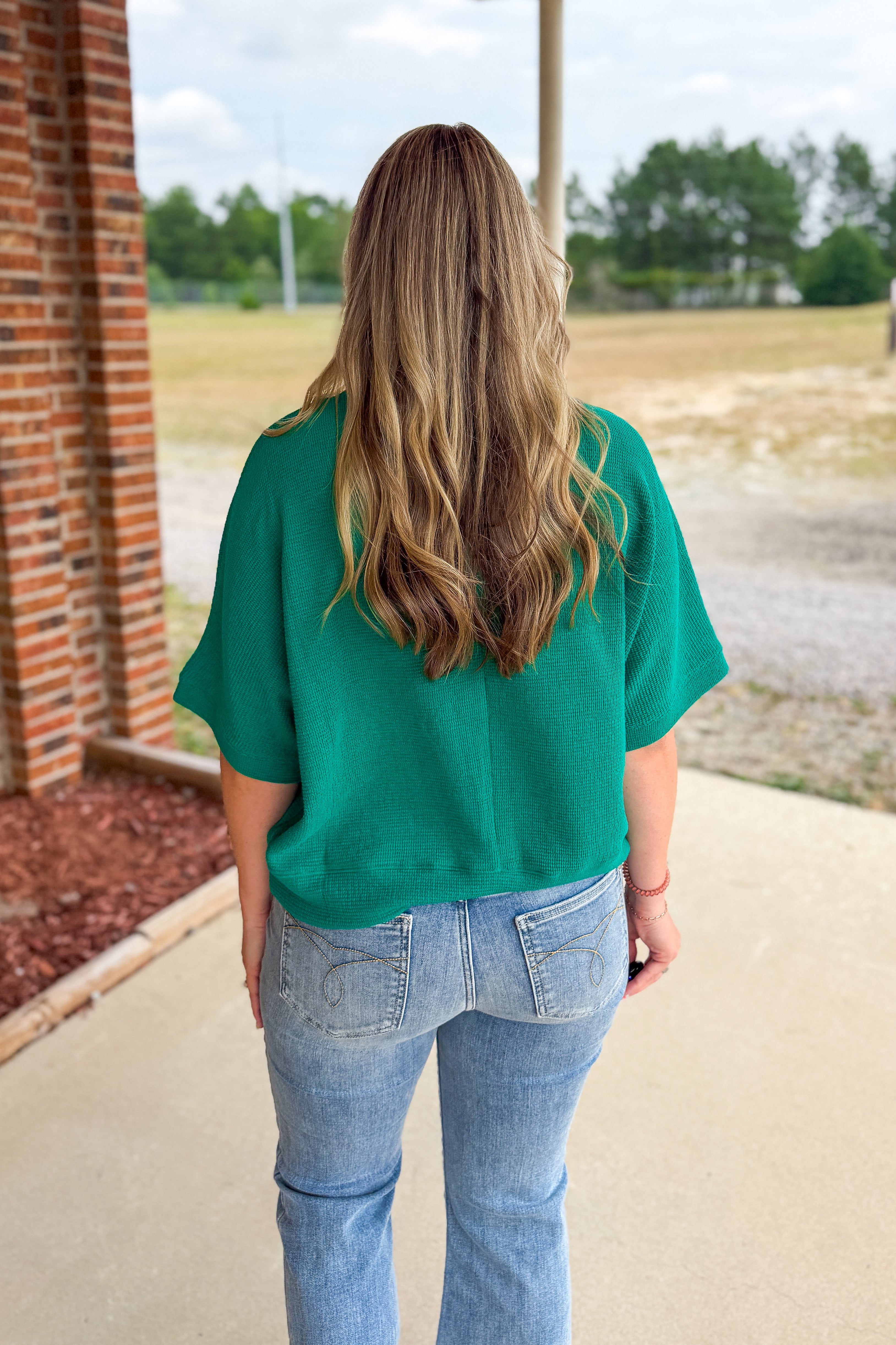 The Landry Top, Kelly Green