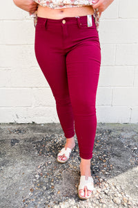 YMI Hyperstretch Skinny Jeans, Dark Rose
