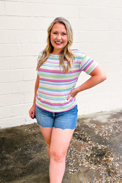 Bright and Early Stripe Top