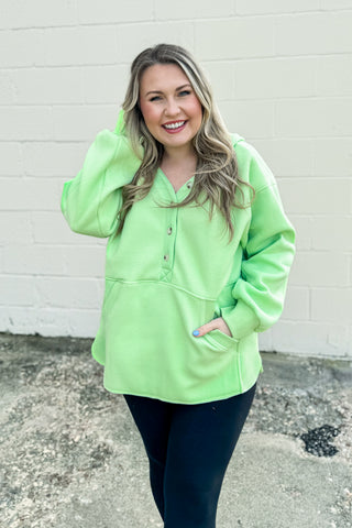 Bundle of Warmth Pullover Top, Mint