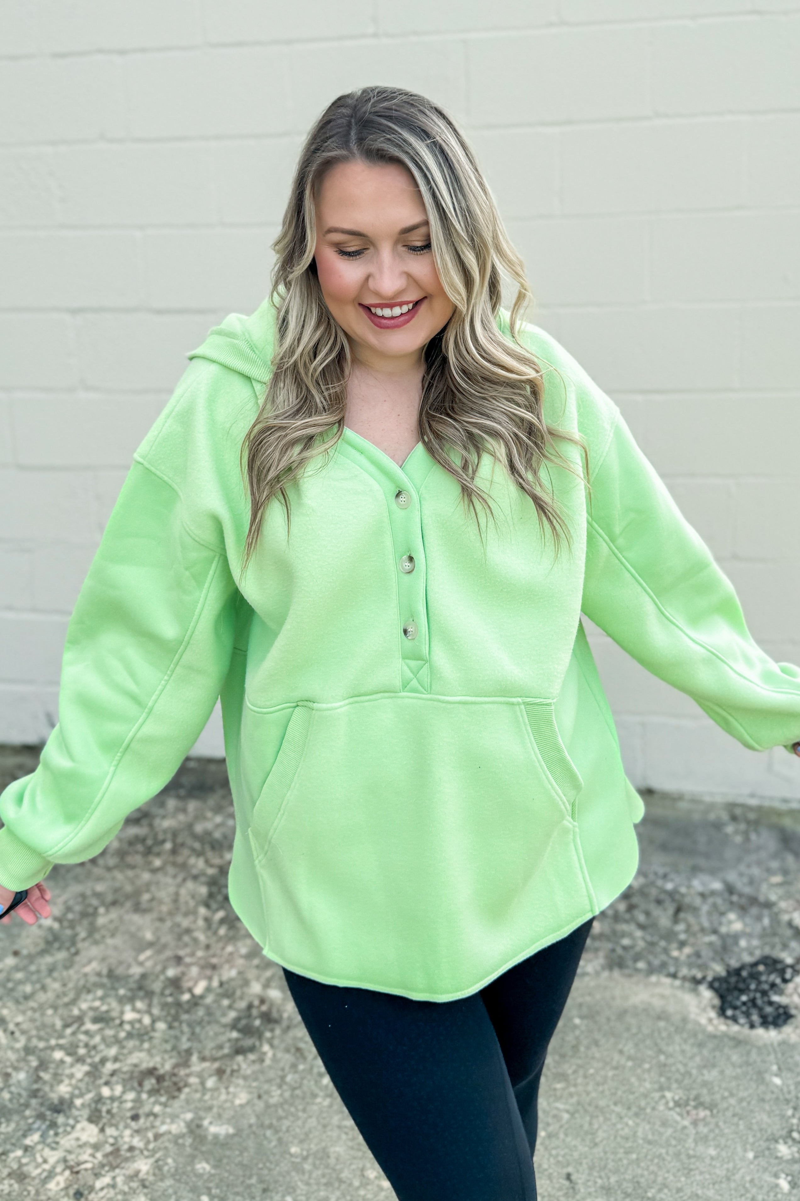 Bundle of Warmth Pullover Top, Mint