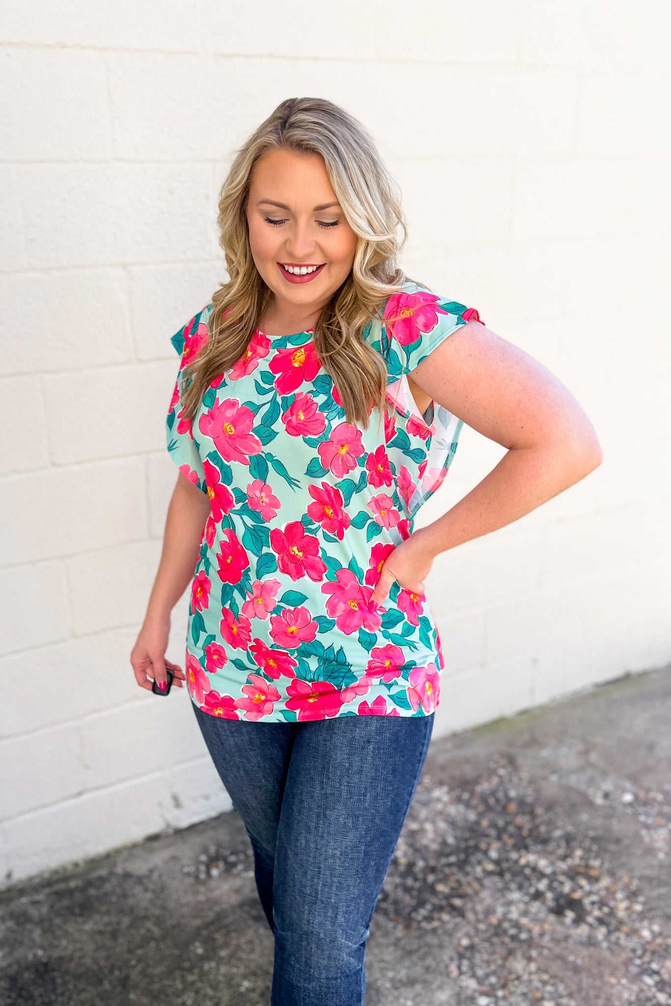 Flowers In The Tropics Top