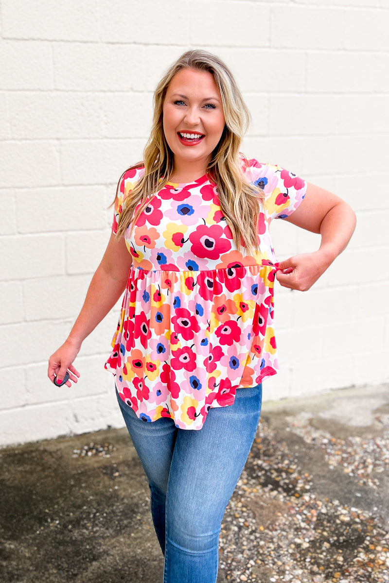 Thrilling Appeal Floral Babydoll Top – Sew Southern Designs