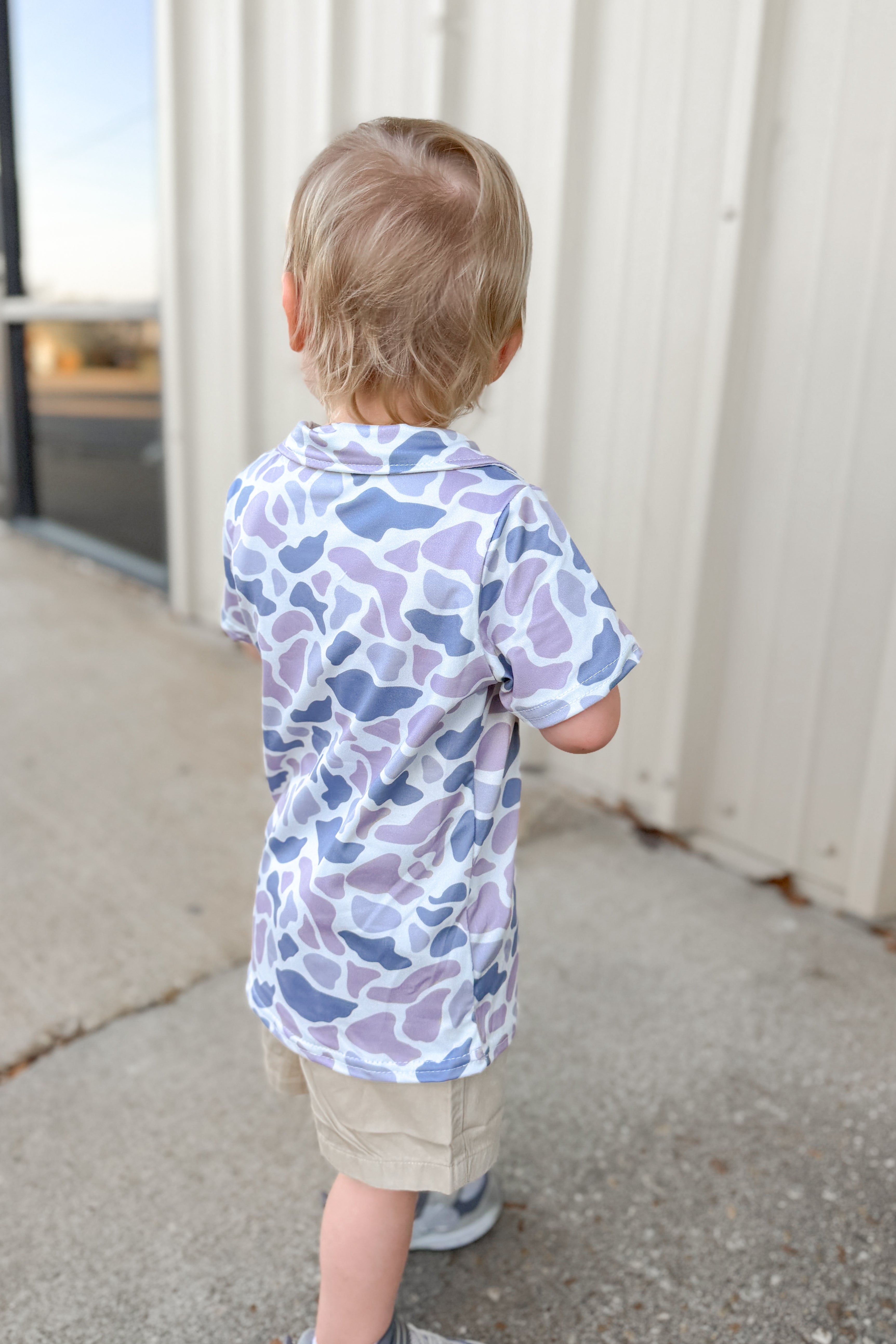 Baby/Toddler Boys Camo Polo