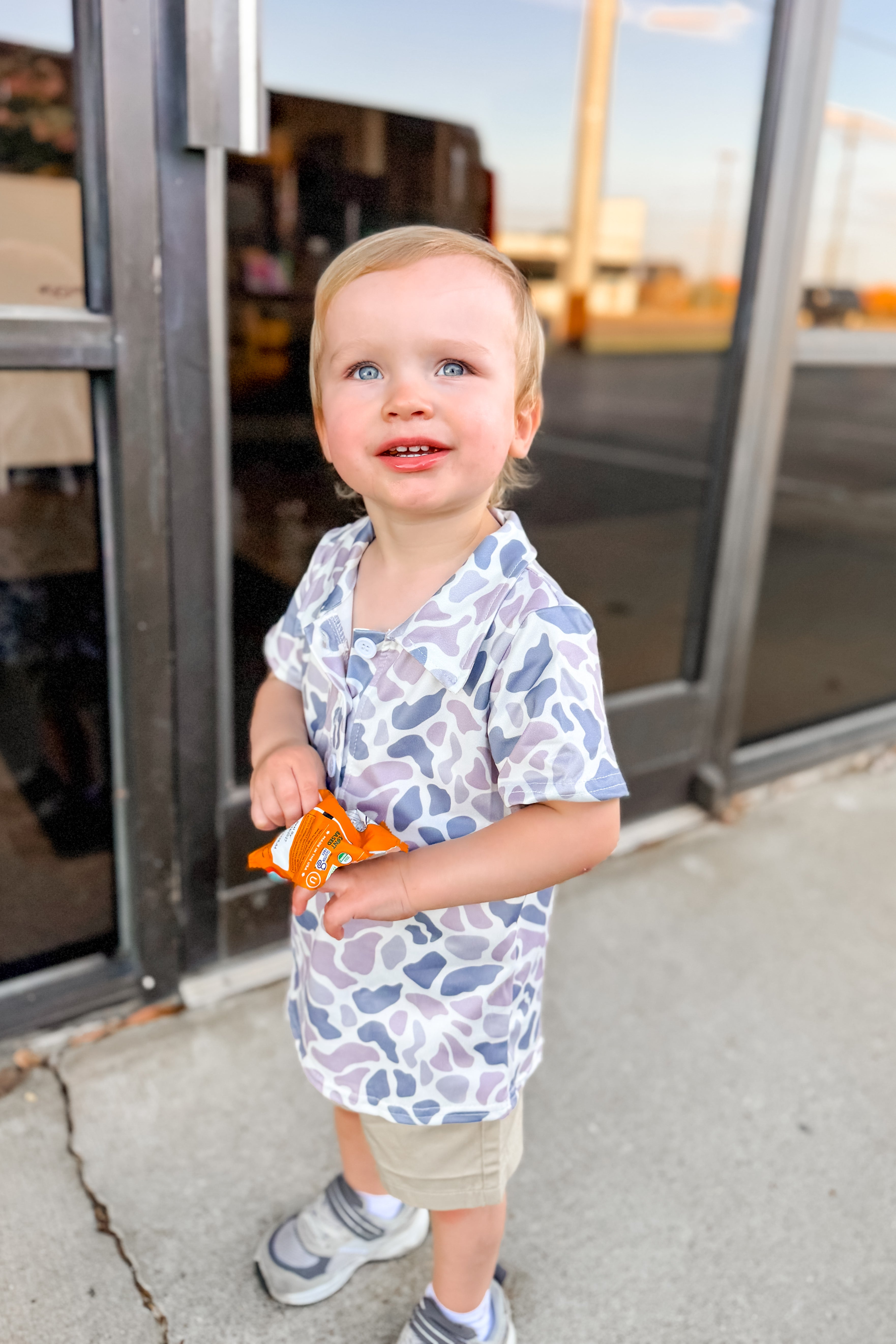 Baby/Toddler Boys Camo Polo