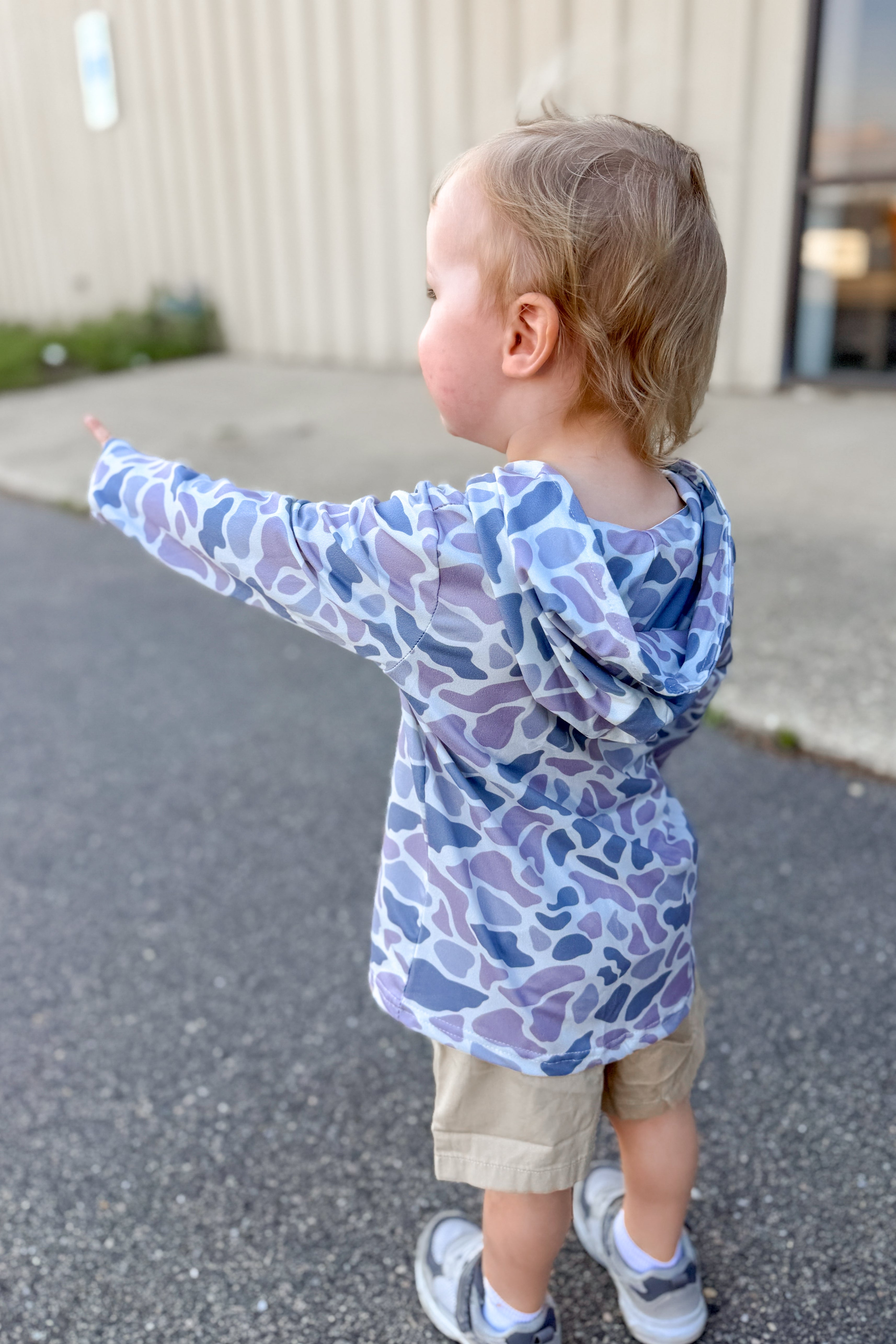 Baby/Toddler Camo Hoodie Top