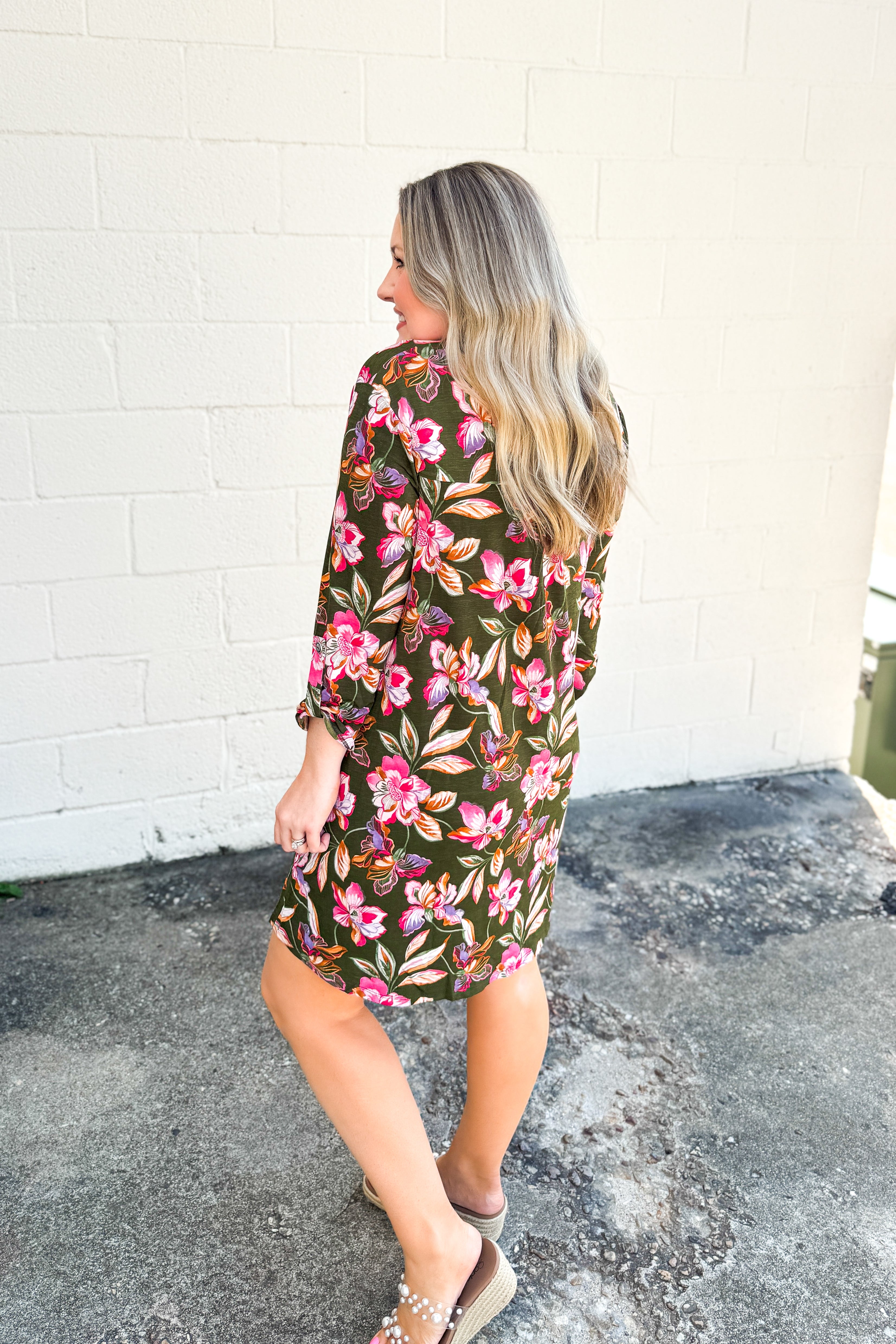 Flirty in Florals Dress