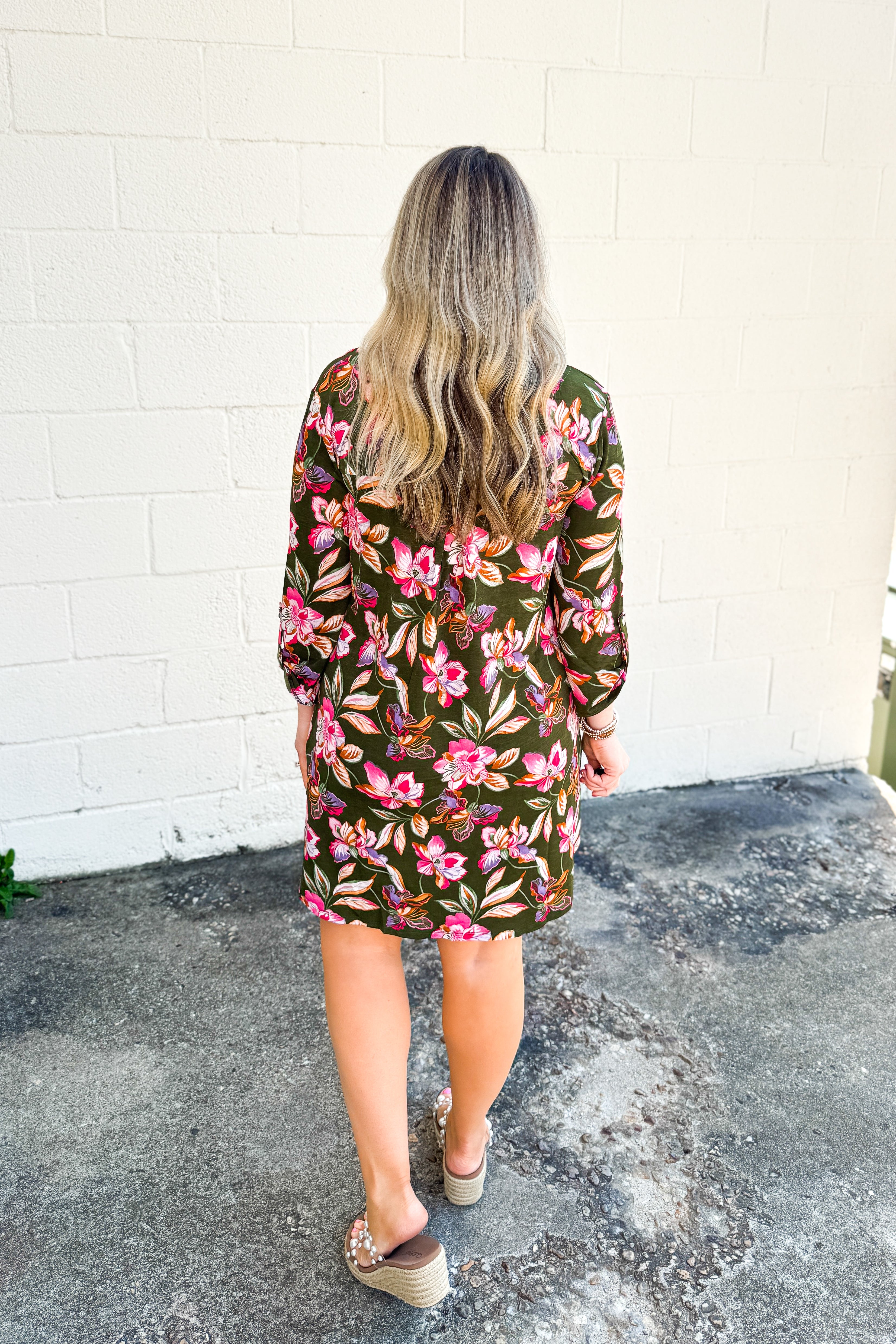Flirty in Florals Dress