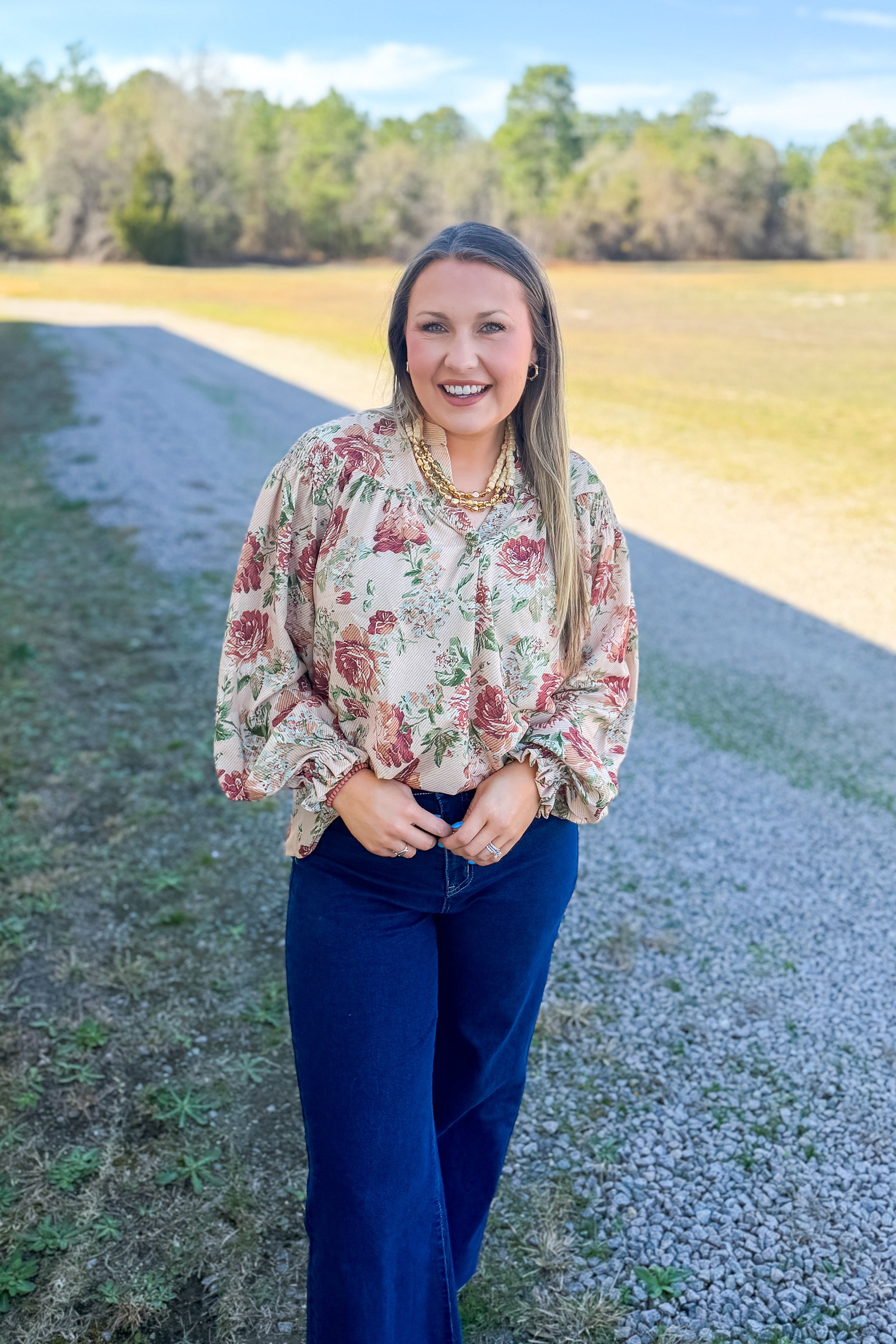 Vintage Florals Top