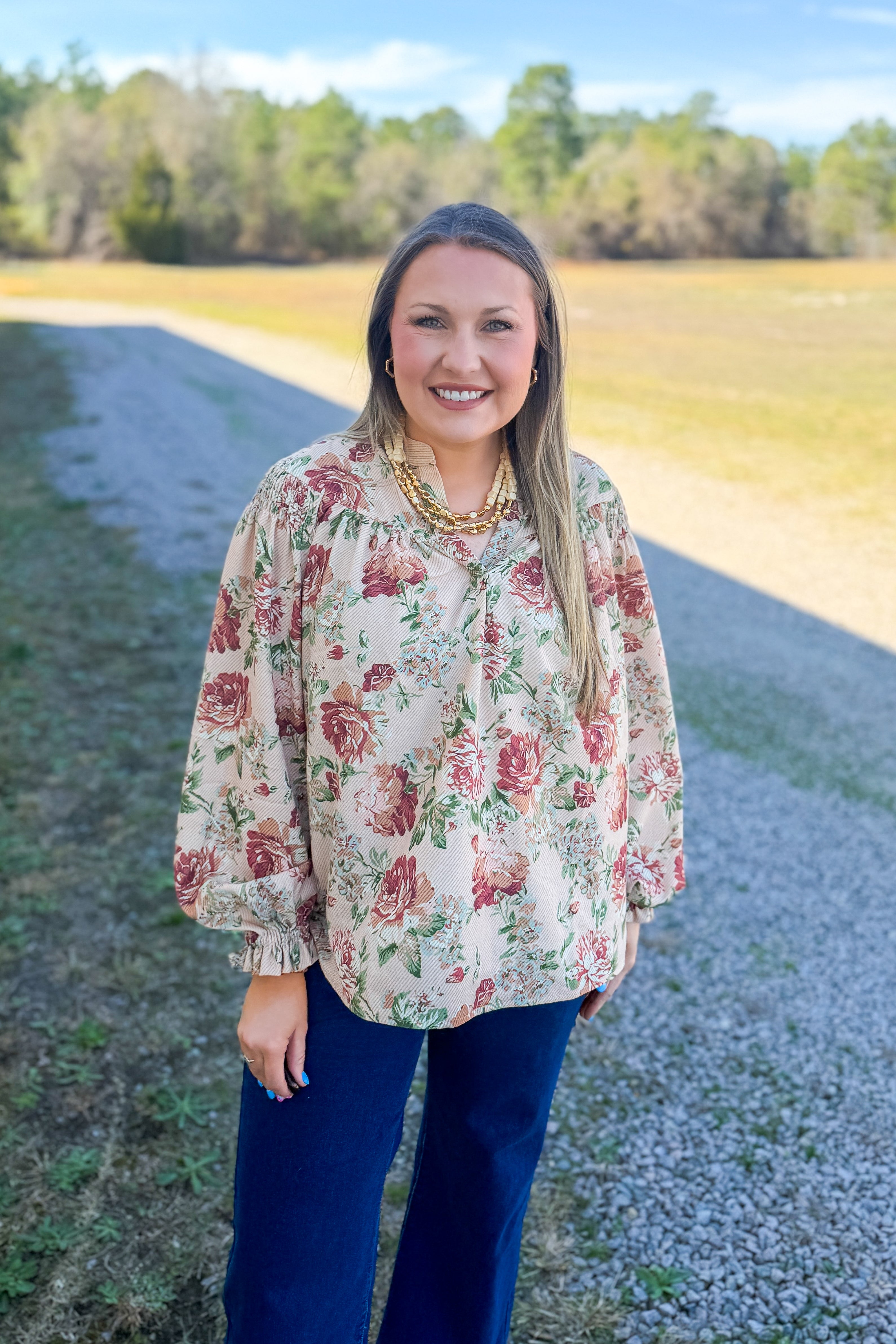 Vintage Florals Top