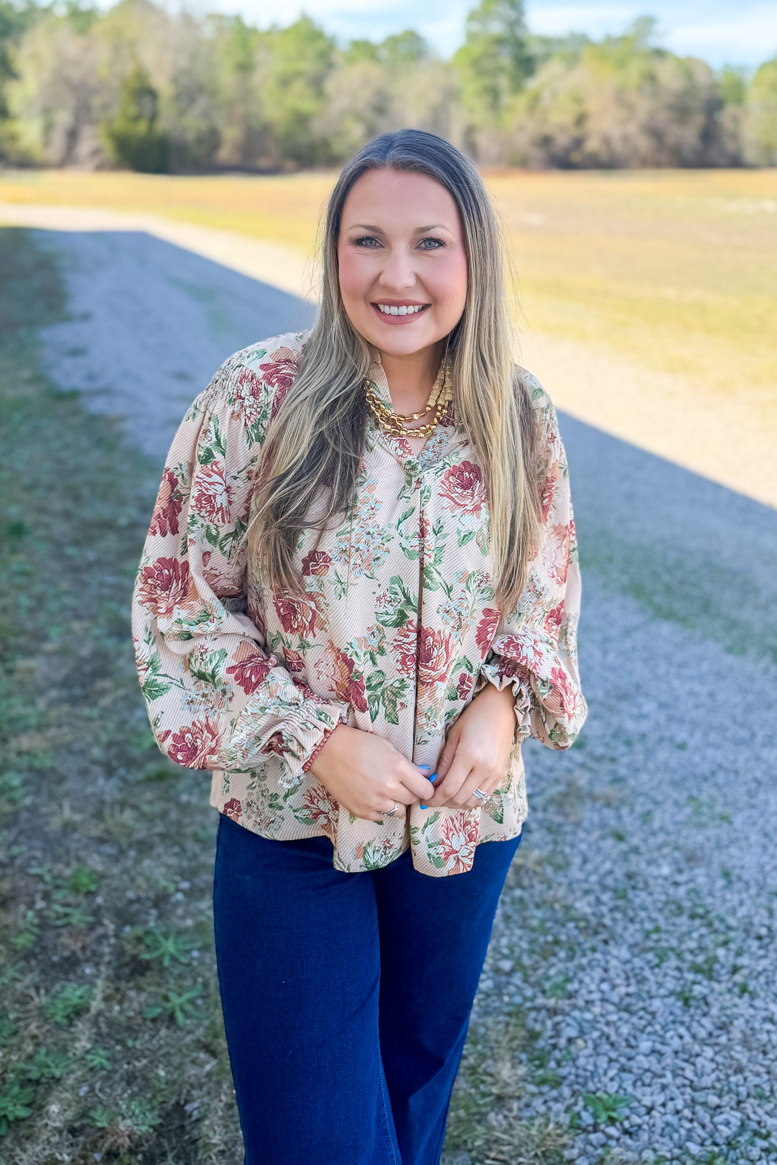 Vintage Florals Top
