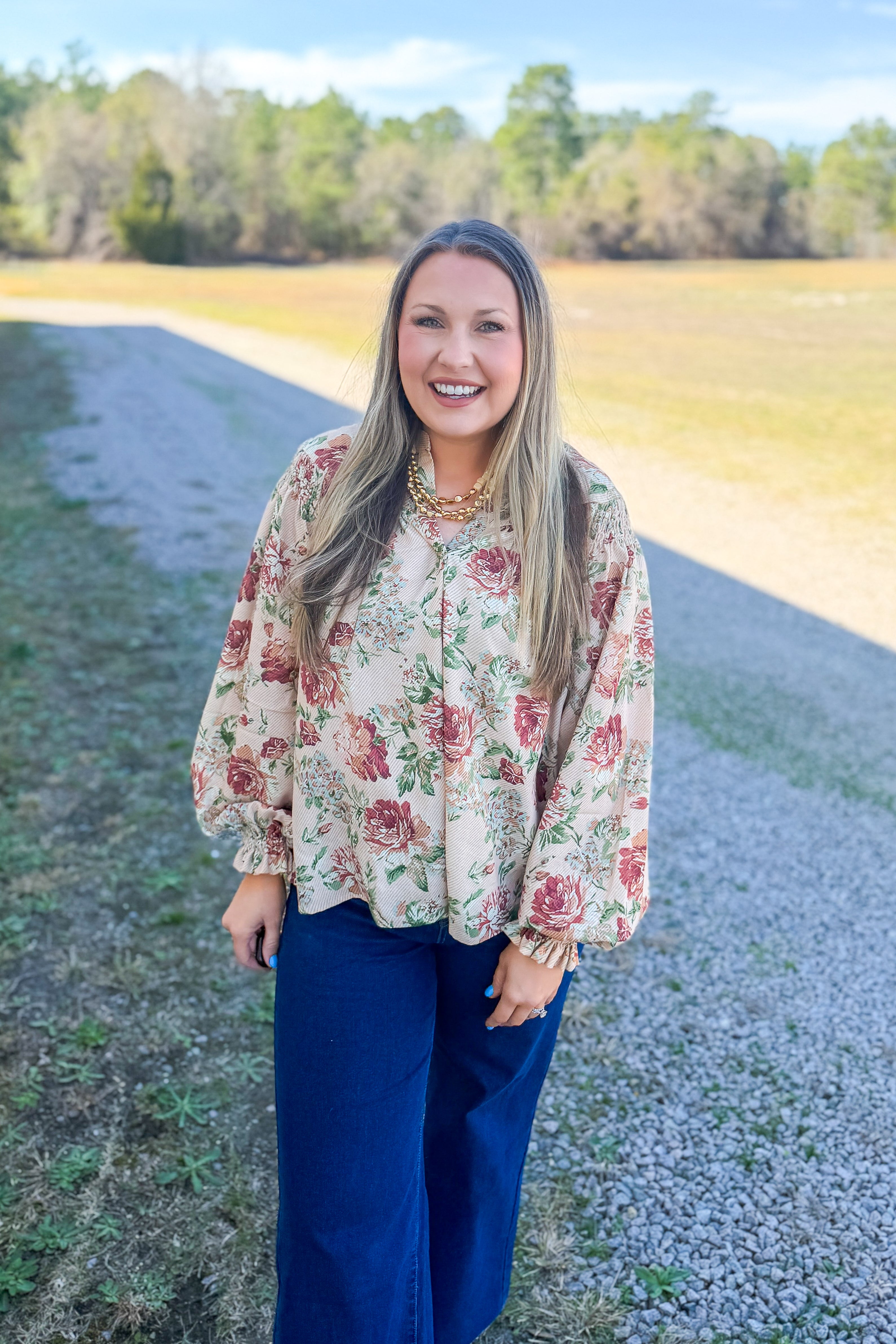 Vintage Florals Top