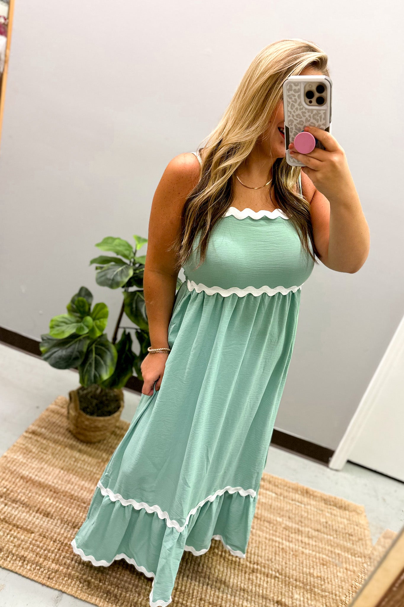 It's In The Details Maxi Dress, Sage