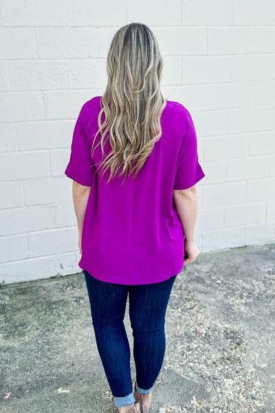 All You Need Airflow Top, Plum
