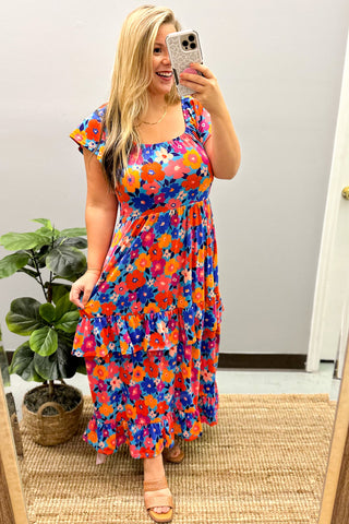 It's Your Day Floral Maxi Dress