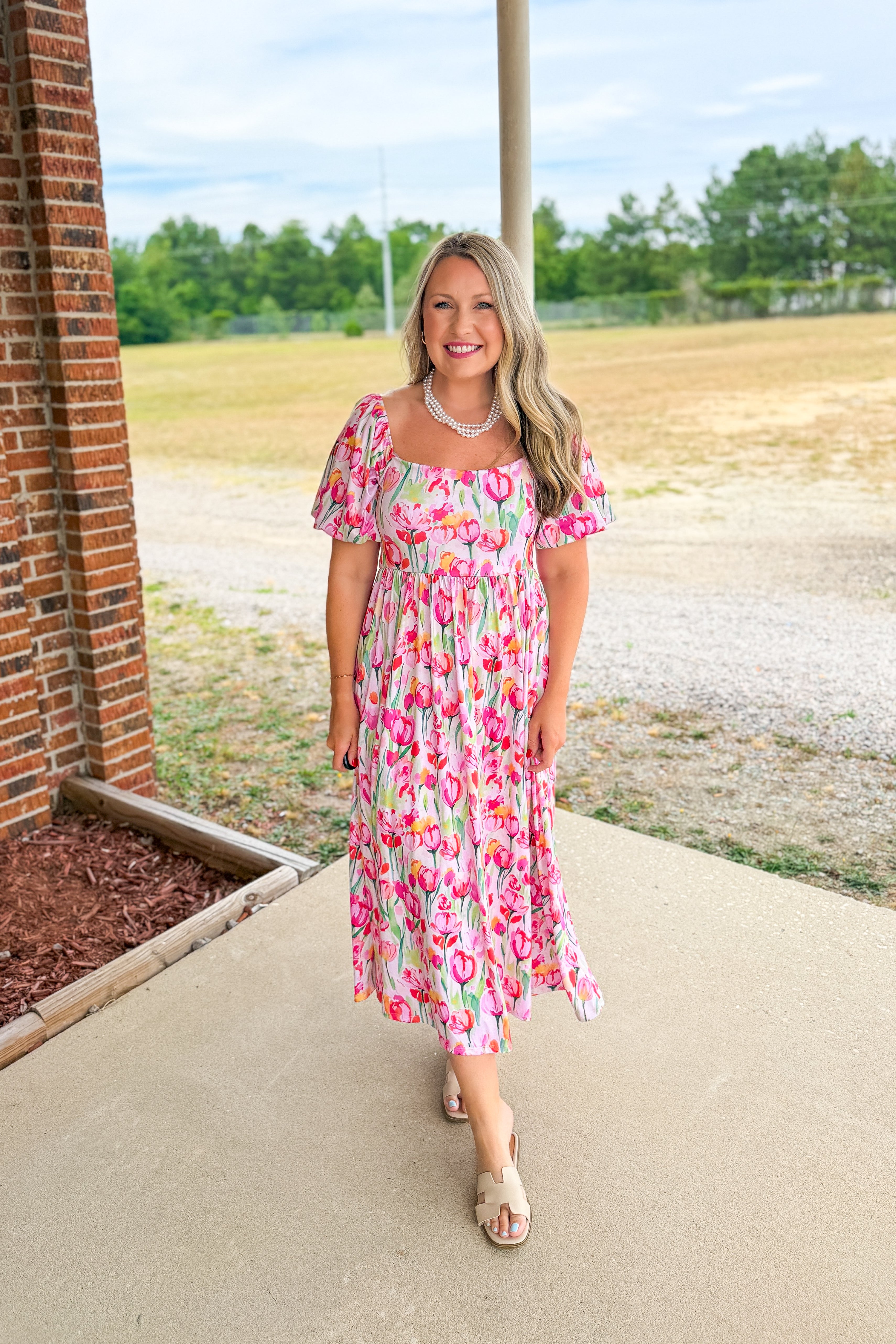 Tulip Bloom Maxi Dress